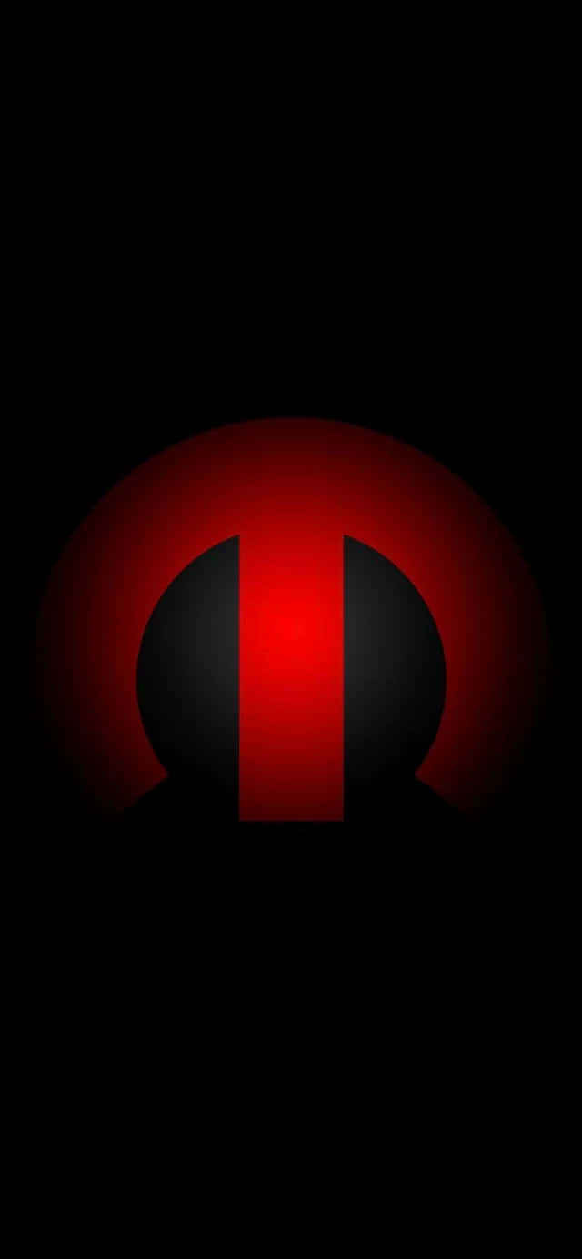 Mopar, omega symbol, glowing red, HD Phone Wallpaper