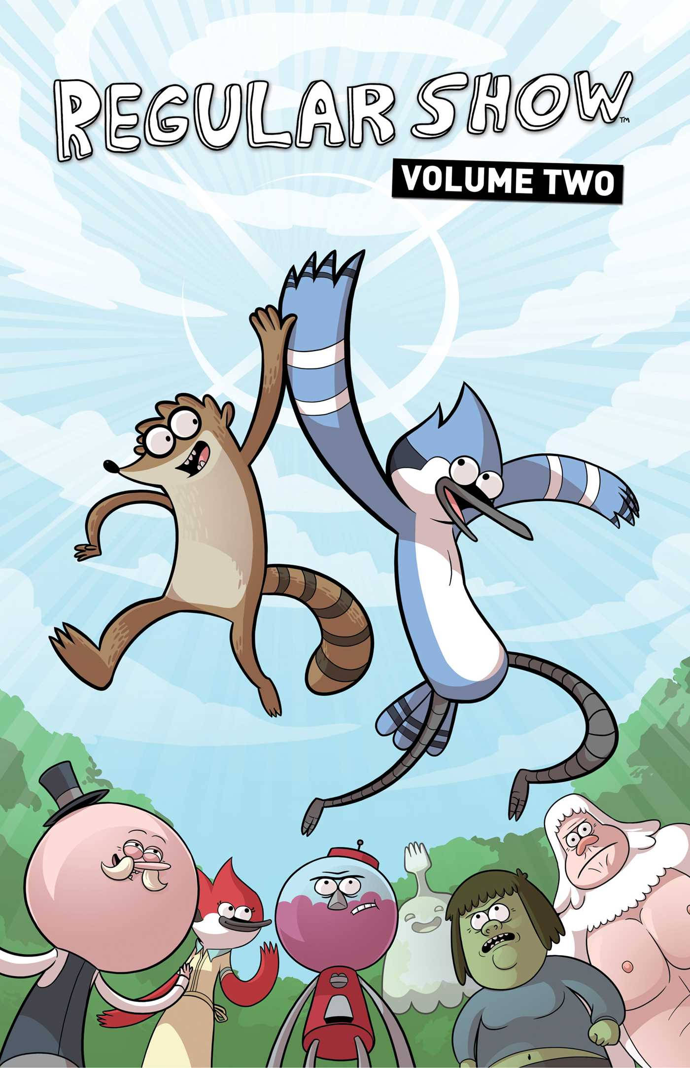 Mordecai, Rigby, high five, Full HD Phone Wallpaper