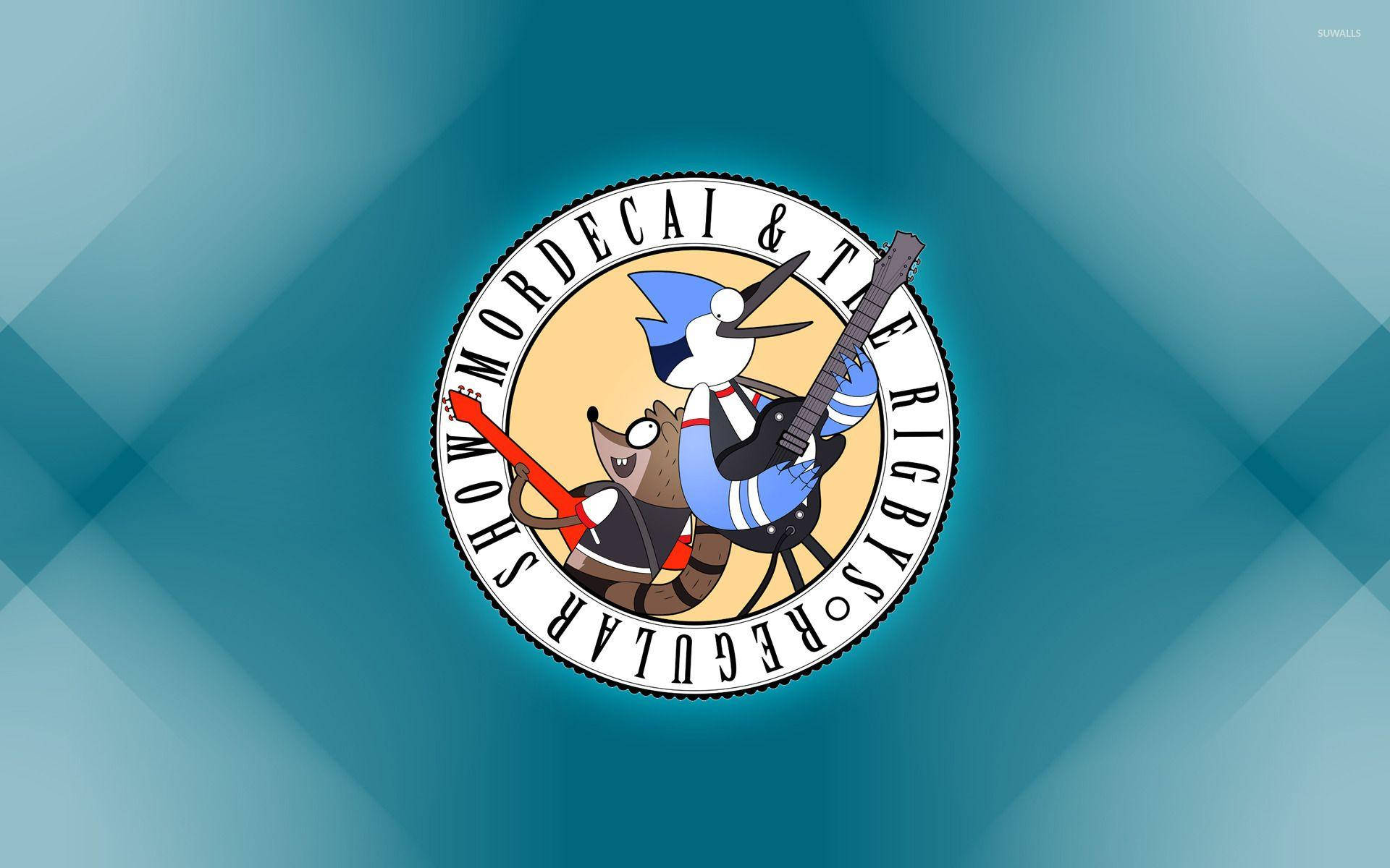 Mordecai, Rigby, guitars, Full HD Desktop Wallpaper