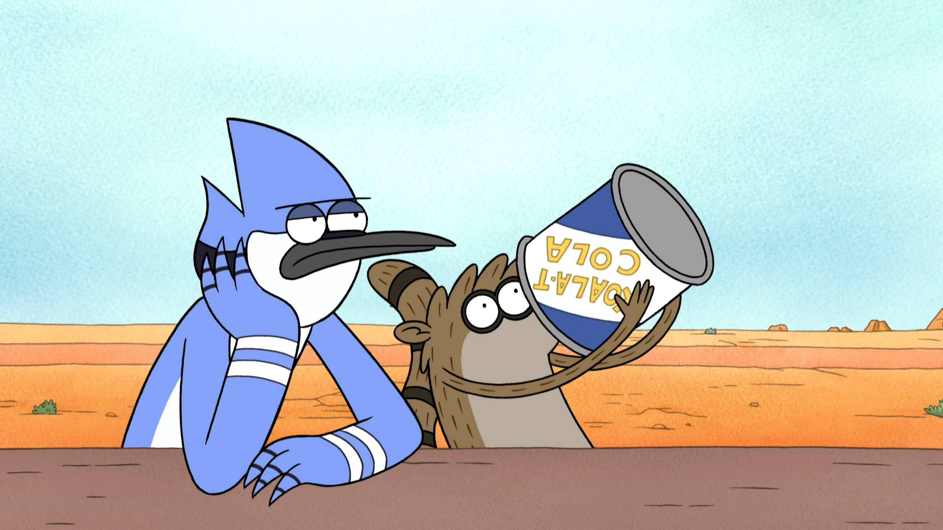 Mordecai, Rigby, blue jay, Full HD Desktop Wallpaper