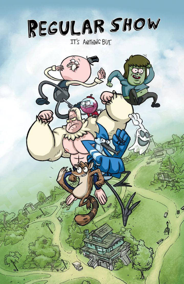 Mordecai, Rigby, cartoon poster, SD Phone Wallpaper