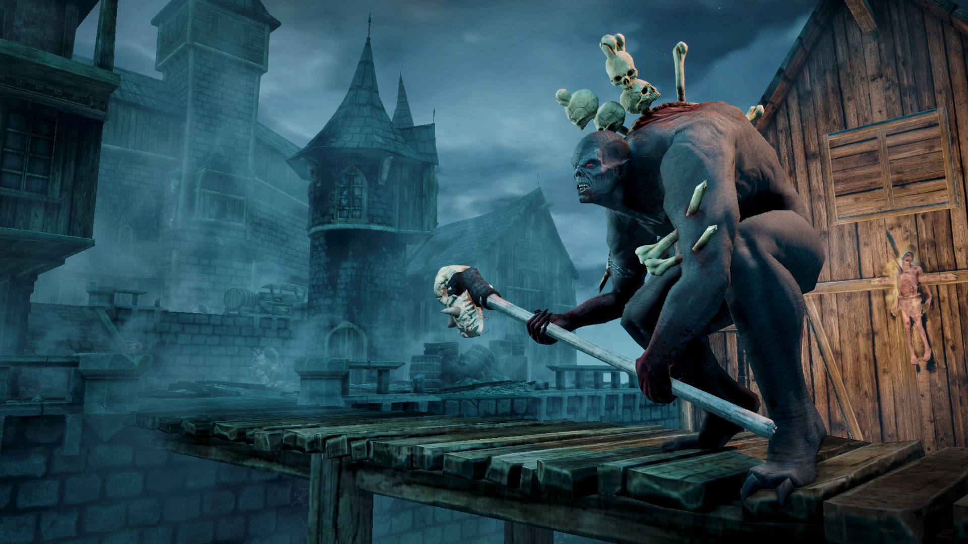 Mordheim City Of The Damned, crypt, skeletal humanoid, Full HD Desktop Wallpaper