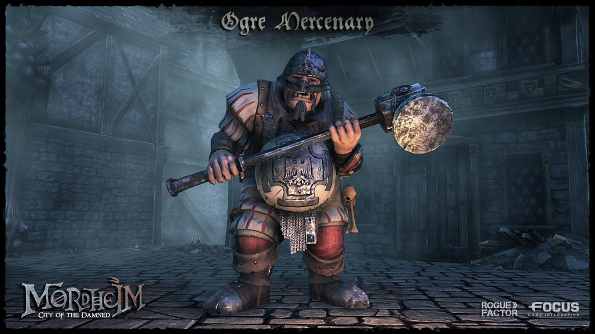 Mordheim City Of The Damned, ogre, heavy armor, Full HD Desktop Wallpaper