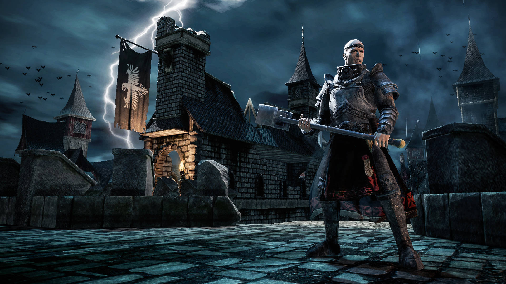 Mordheim City Of The Damned, knight, heavy armor, Full HD Desktop Wallpaper
