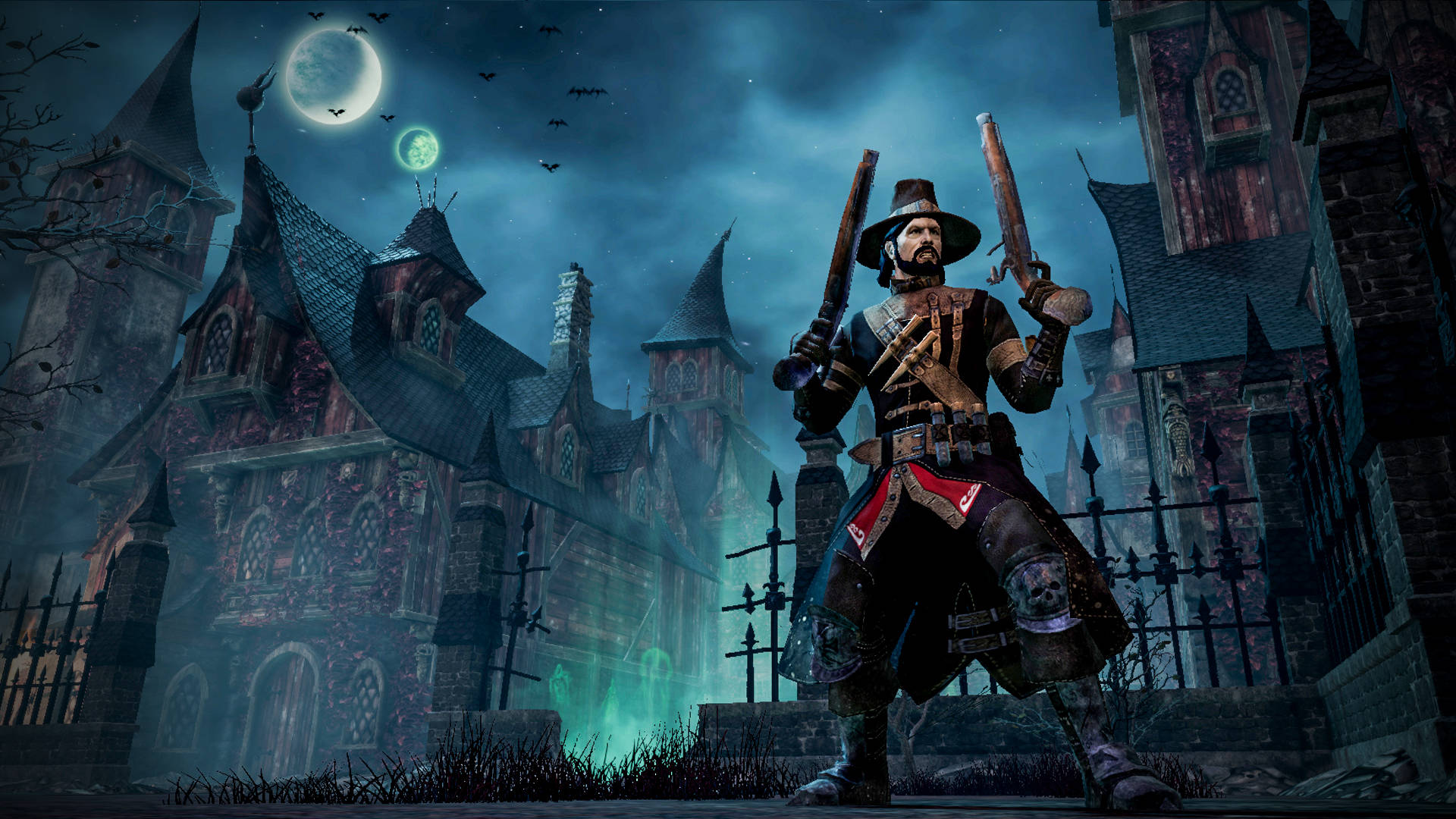 Mordheim City Of The Damned, hunter, gothic haunted mansion, Full HD Desktop Wallpaper