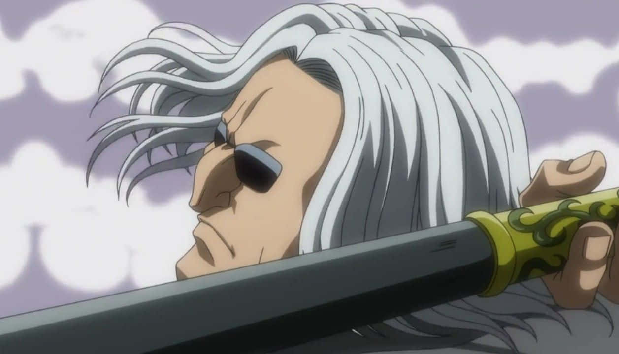 Morel Mackernasey, white hair, eyepatch, SD Desktop Wallpaper