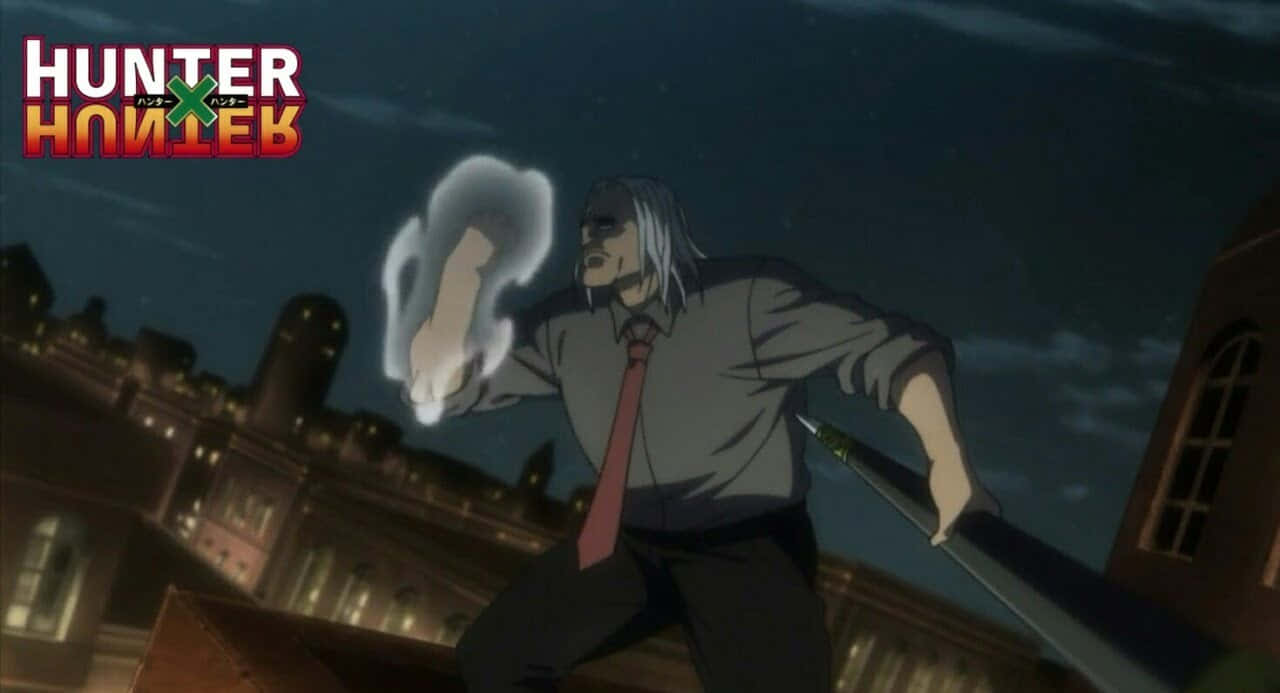 Morel Mackernasey, silver-haired anime character, suit, HD Desktop Wallpaper