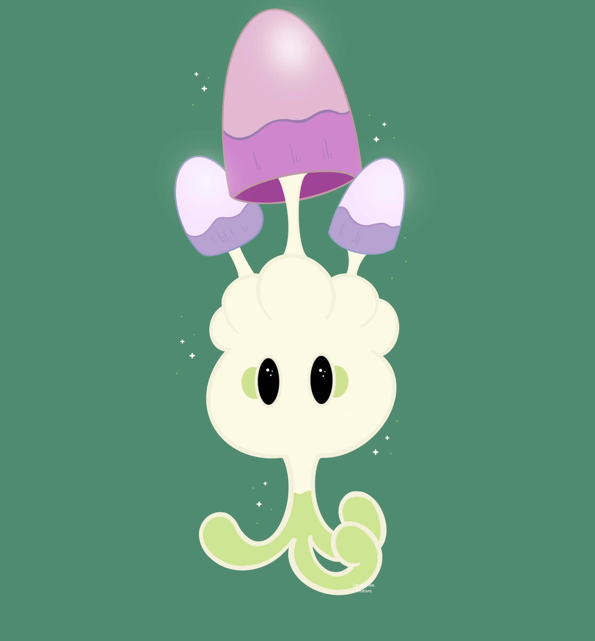 Morelull, green, cauliflower body, Full HD Phone Wallpaper