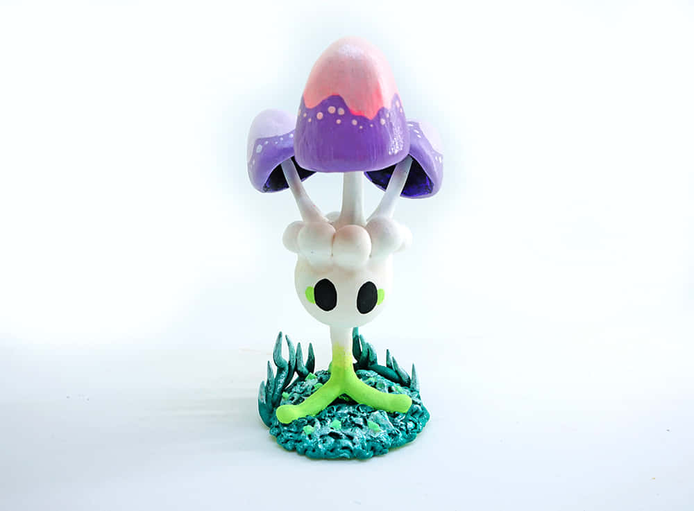 Morelull, mushroom-headed creature, big black eyes, SD Desktop Wallpaper
