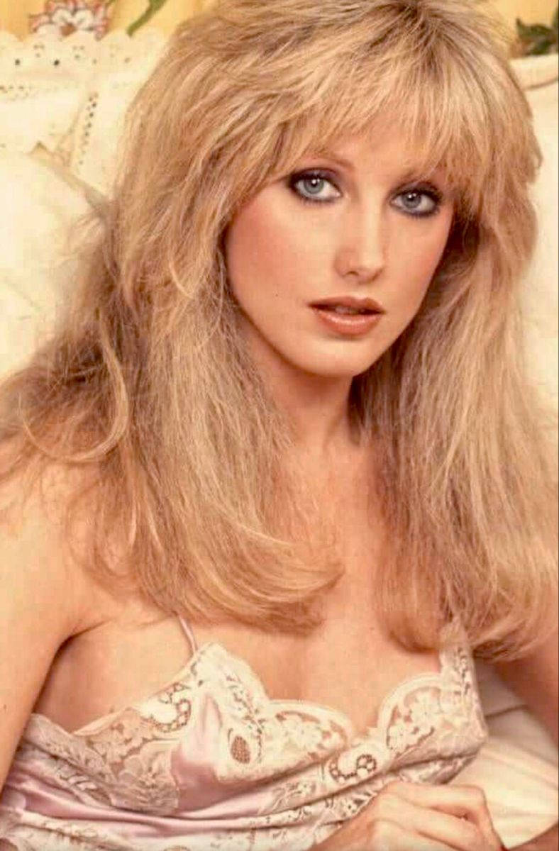 Morgan Fairchild, blonde hair, blue eyes, SD Phone Wallpaper