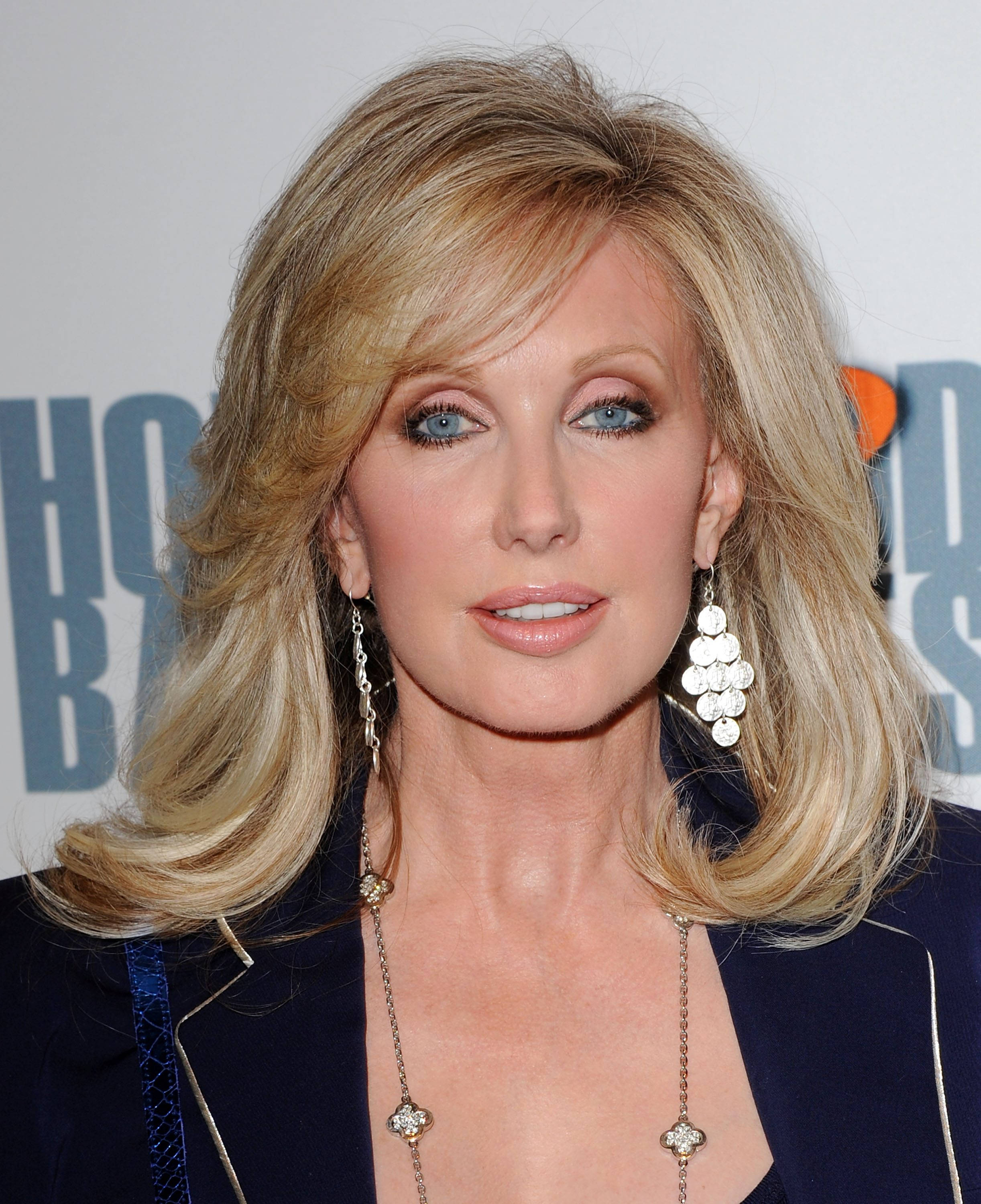 Morgan Fairchild, charity event, blonde hair, 2K Phone Wallpaper