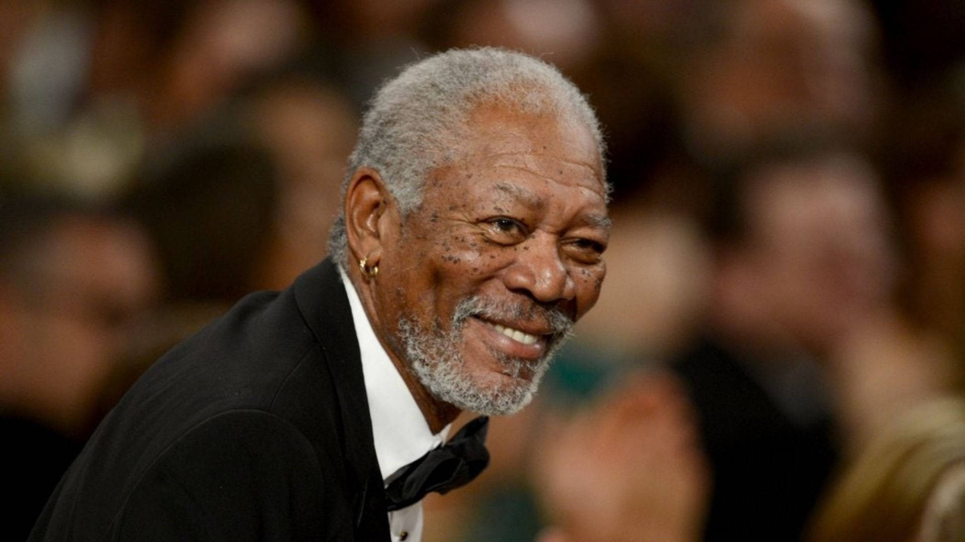 Morgan Freeman, tuxedo, formal event, Full HD Desktop Wallpaper