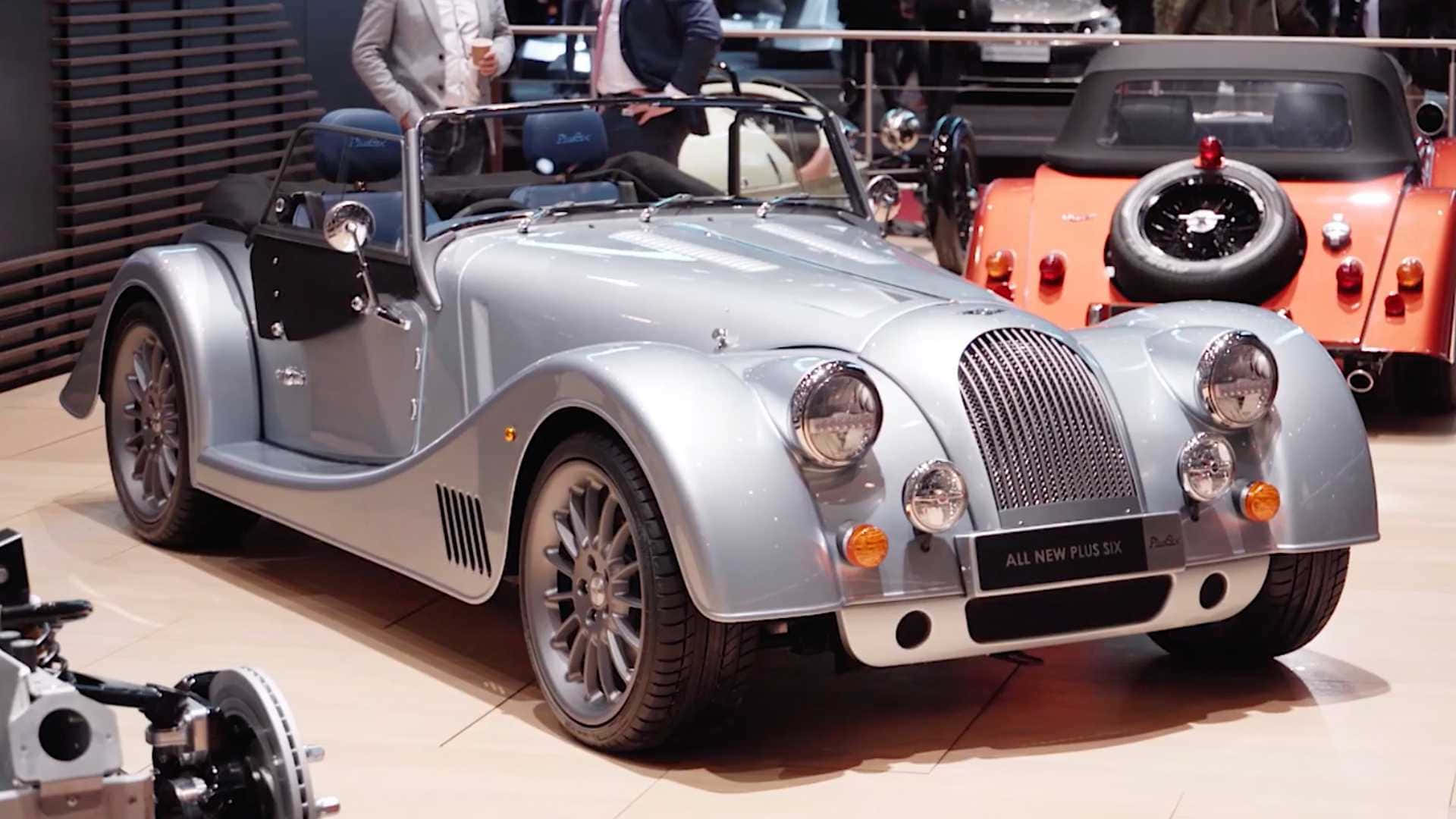 Morgan Plus Six, silver, convertible, Full HD Desktop Wallpaper