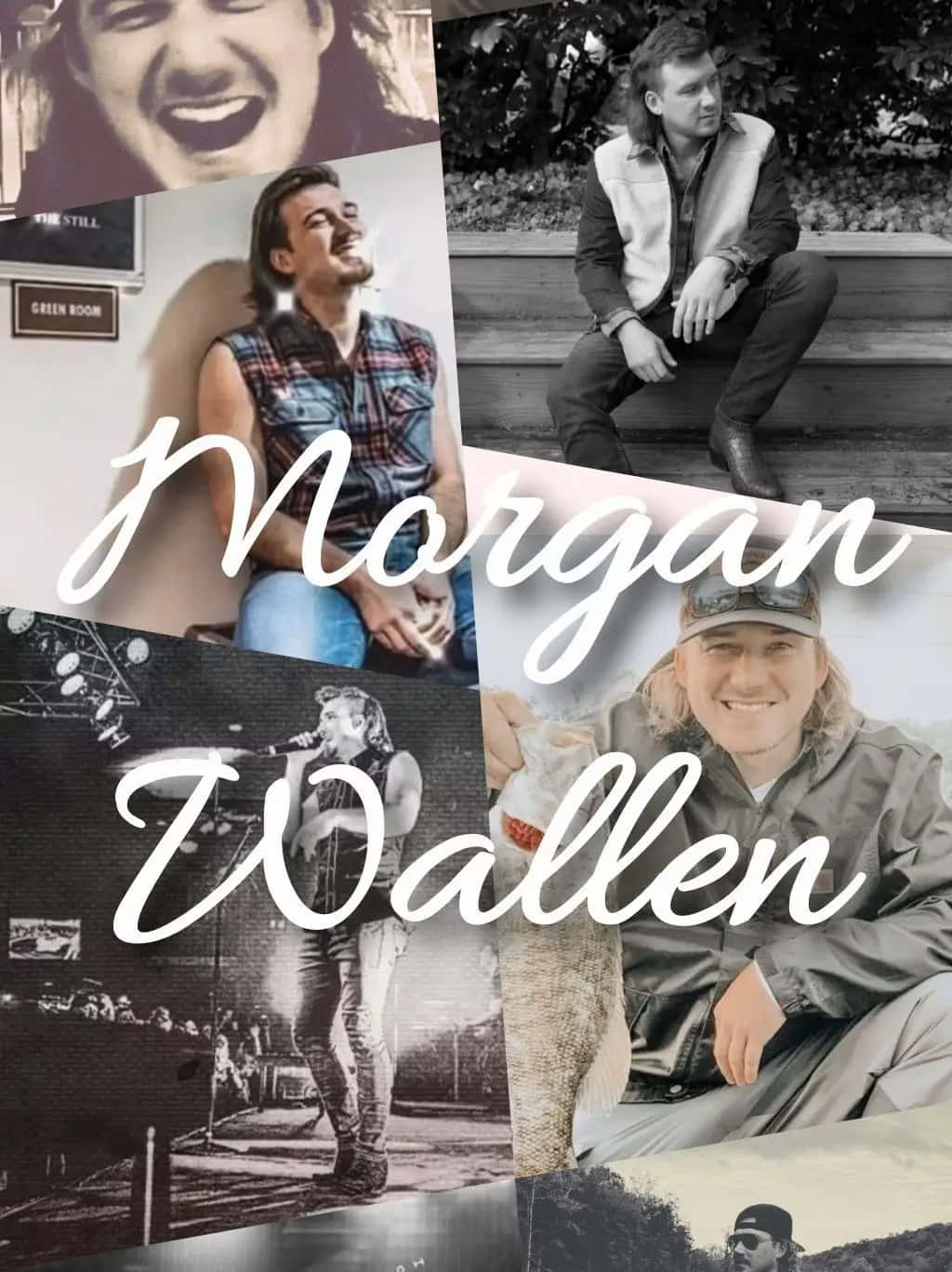 Morgan Wallen, laughing, singing, HD Phone Wallpaper