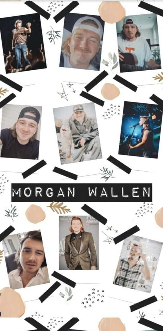 Morgan Wallen, black strips, white background, HD Phone Wallpaper