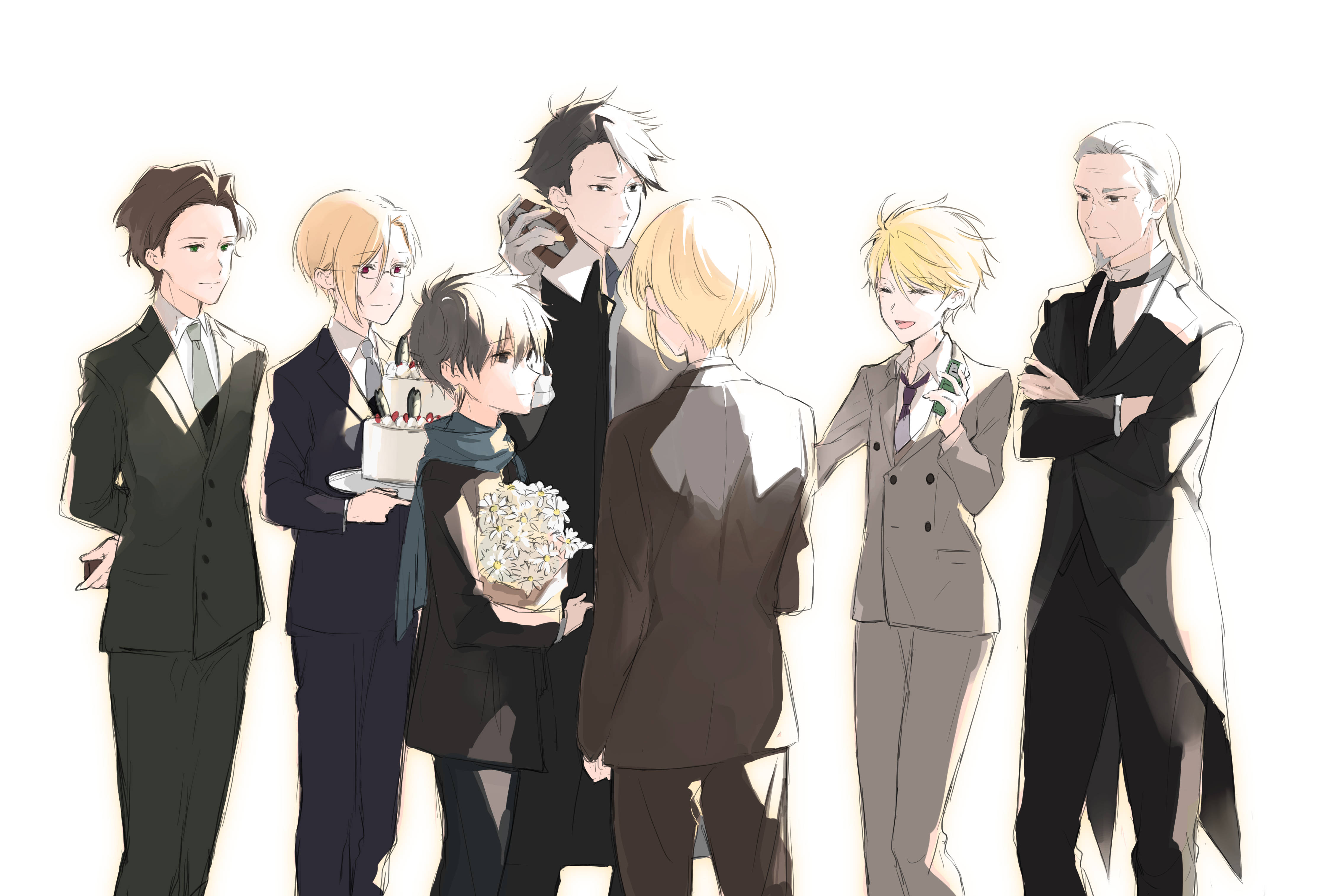 Moriarty The Patriot, anime men, formal suits, 4K Desktop Wallpaper