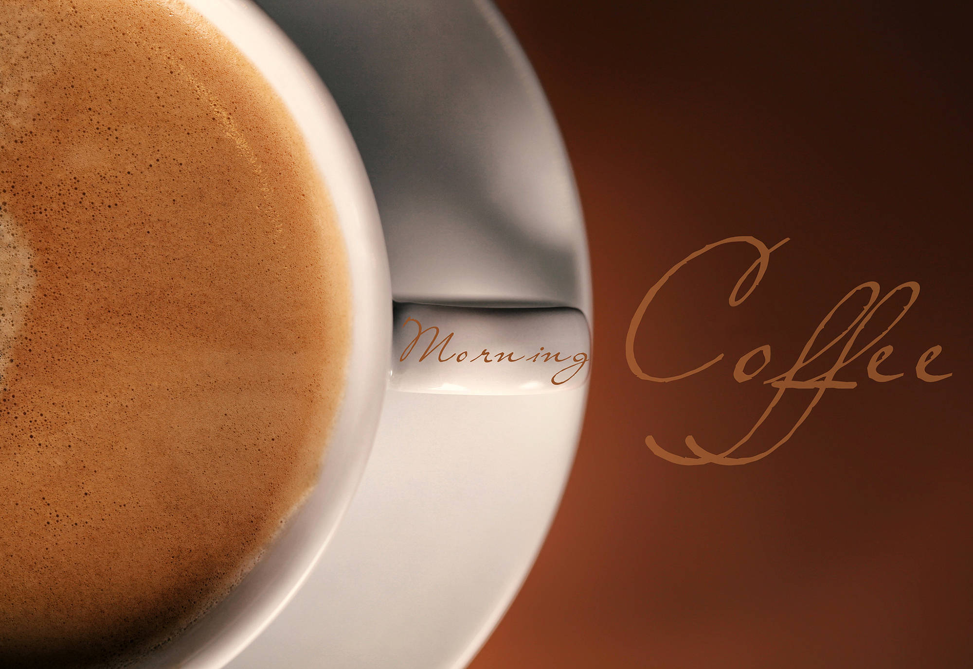 Morning City, cup of coffee, steaming cup of coffee, Full HD Desktop Wallpaper
