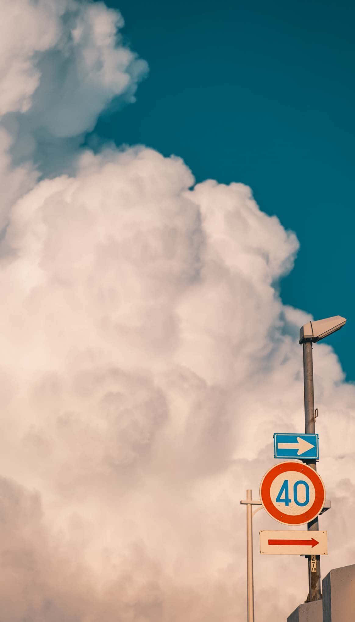 minimalist photography, 1165 x 2037 wallpaper, street signpost, Full HD Phone Wallpaper