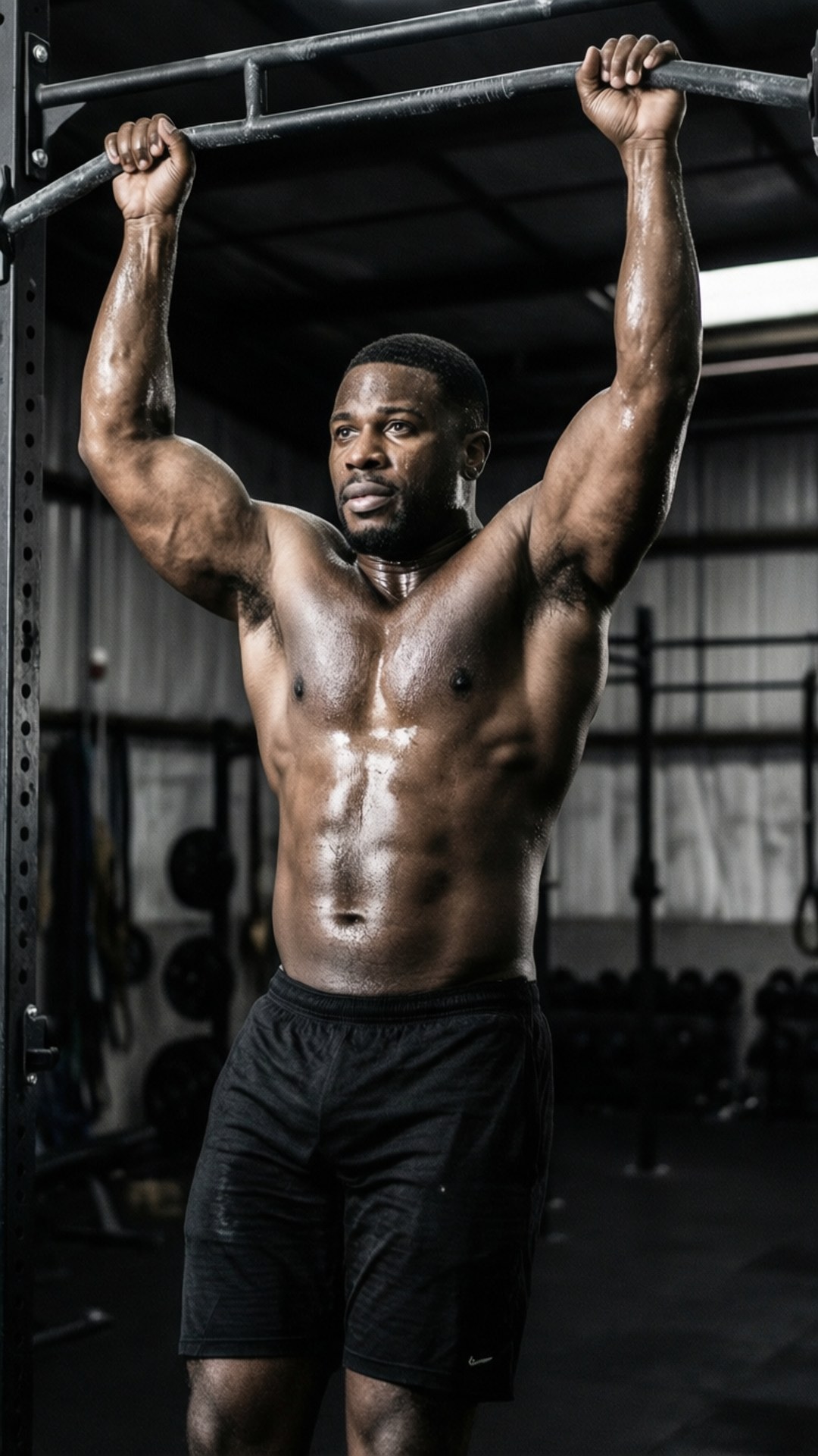 Morris Chestnut, athletic build, intense workout, Full HD Phone Wallpaper