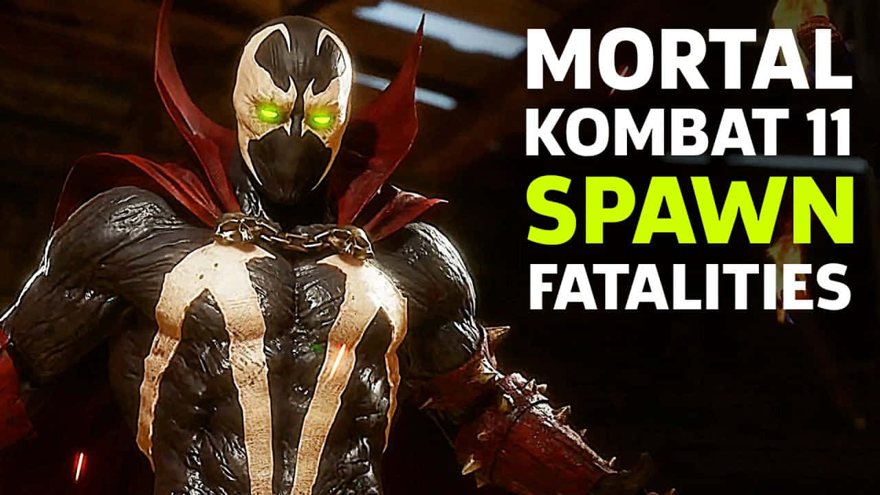 Spawn, Mortal Kombat 11, glowing green eyes, HD Desktop Wallpaper
