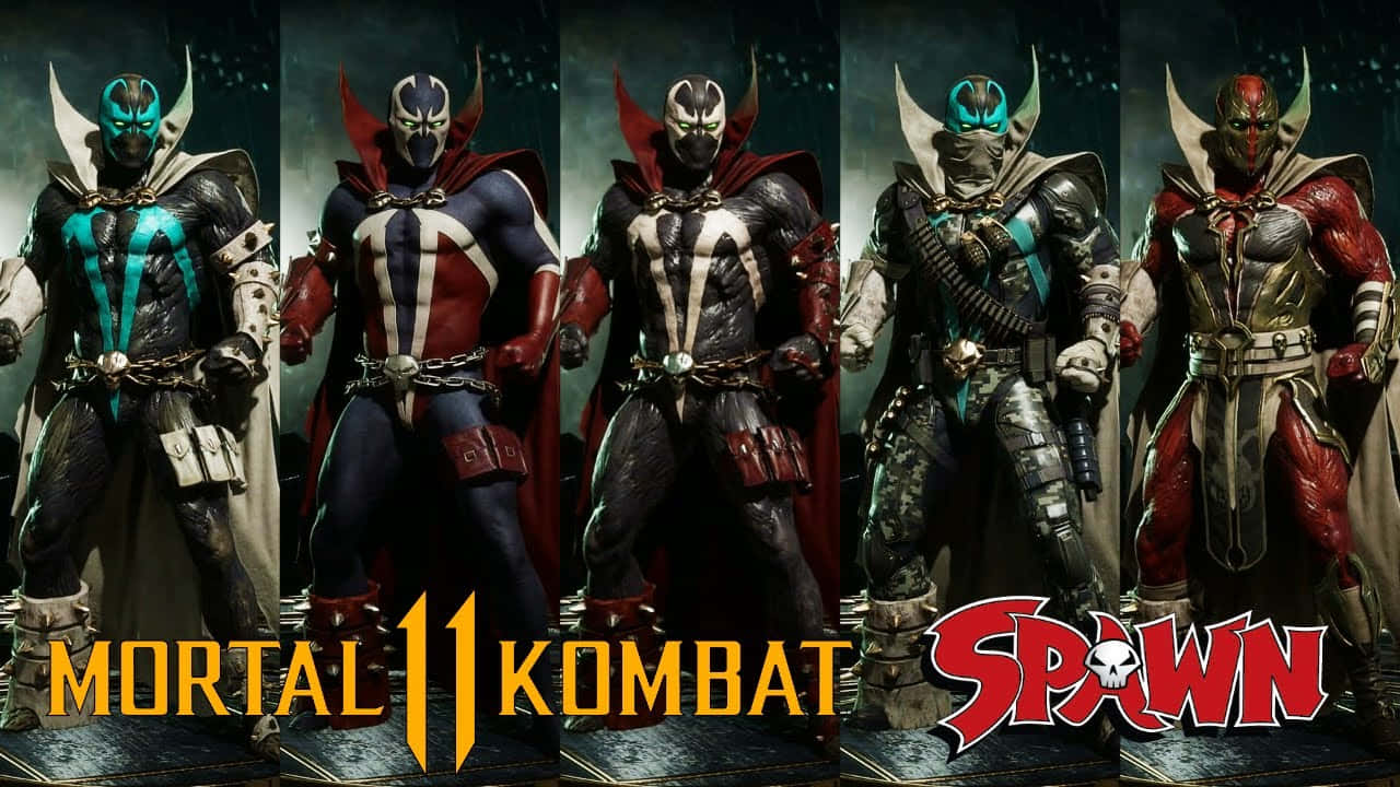 Mortal Kombat 11, Spawn, dark armor, HD Desktop Wallpaper