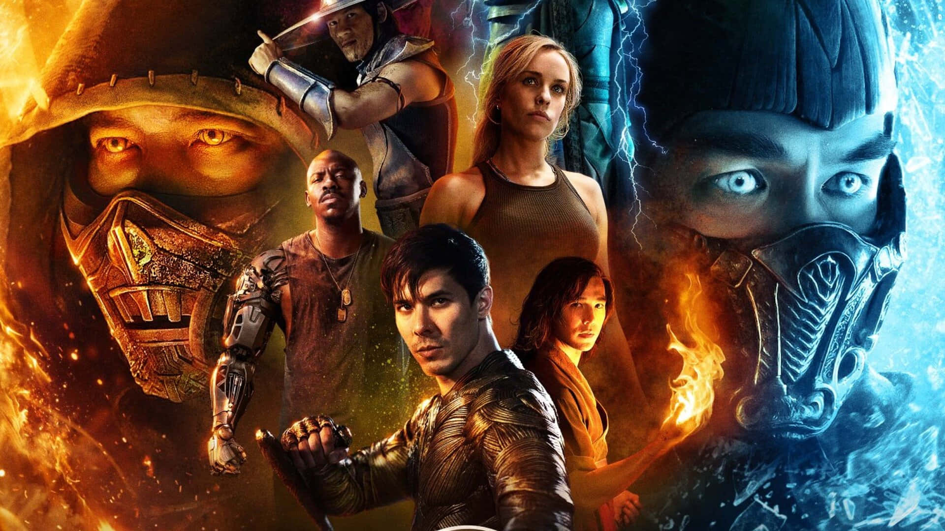 Mortal Kombat 2021, Mortal Kombat, fire, Full HD Desktop Wallpaper