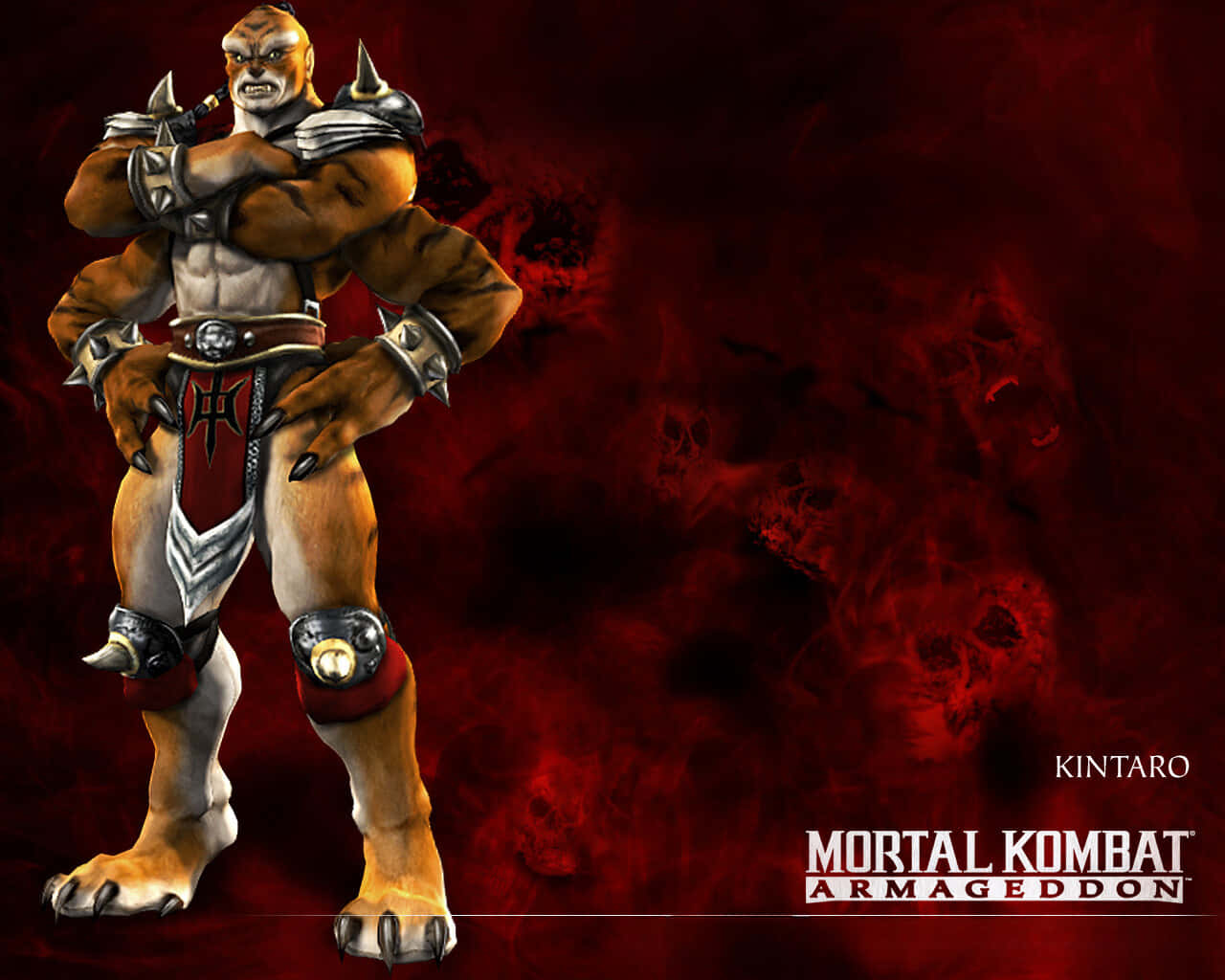 Mortal Kombat Armageddon, ape-like warrior, spiked armor, HD Desktop Wallpaper