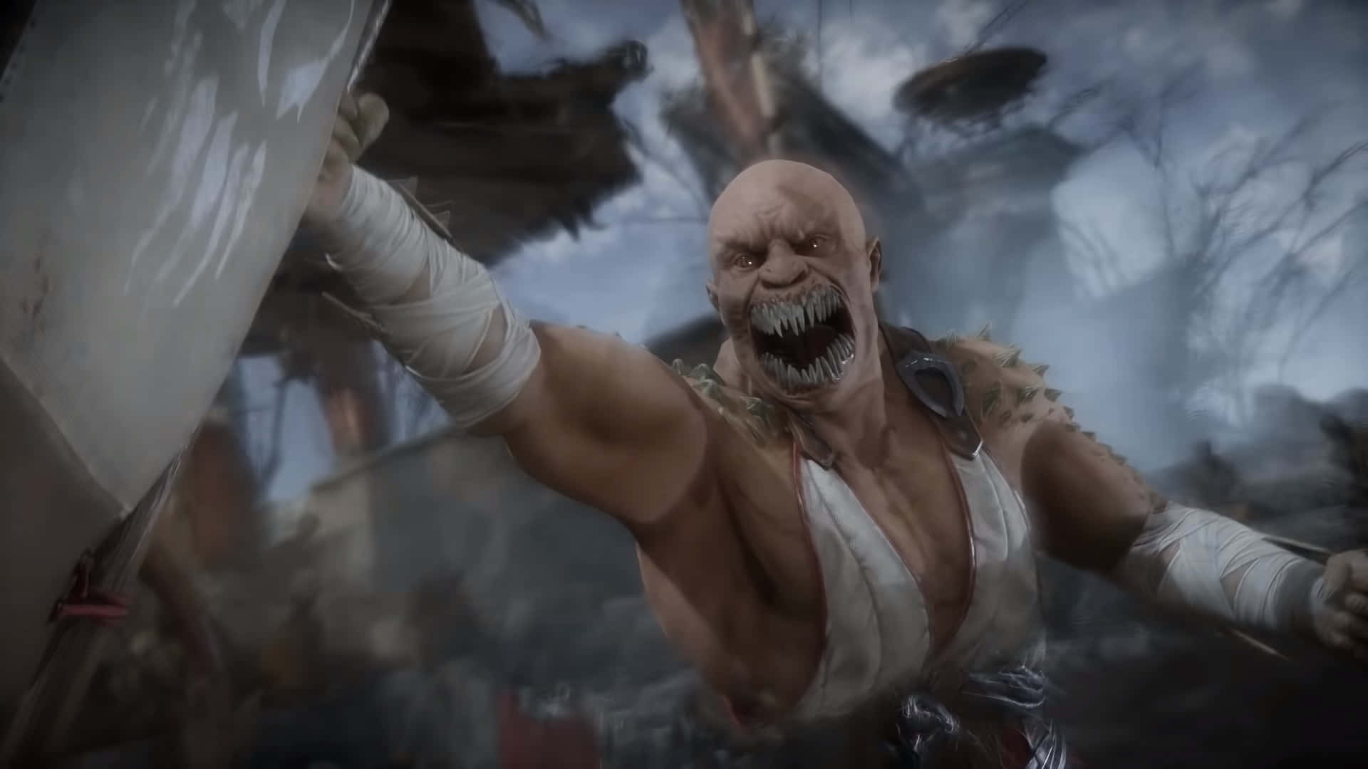 Mortal Kombat Baraka, bald, muscular warrior, Full HD Desktop Wallpaper
