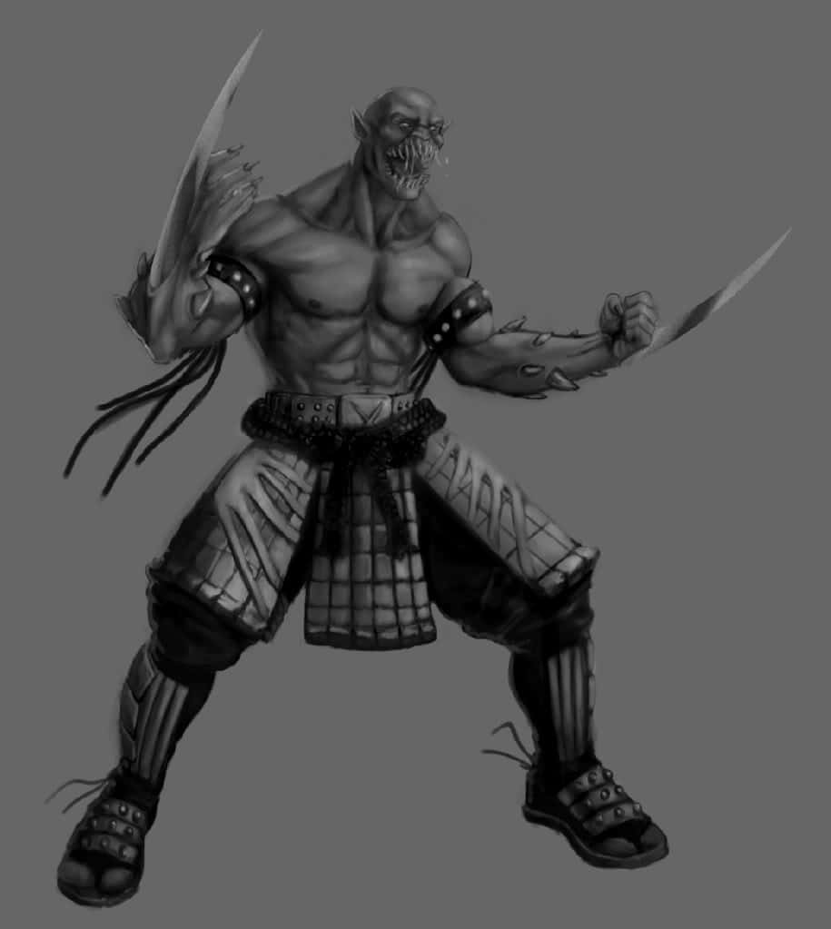 Mortal Kombat, Baraka, dual blades, SD Phone Wallpaper