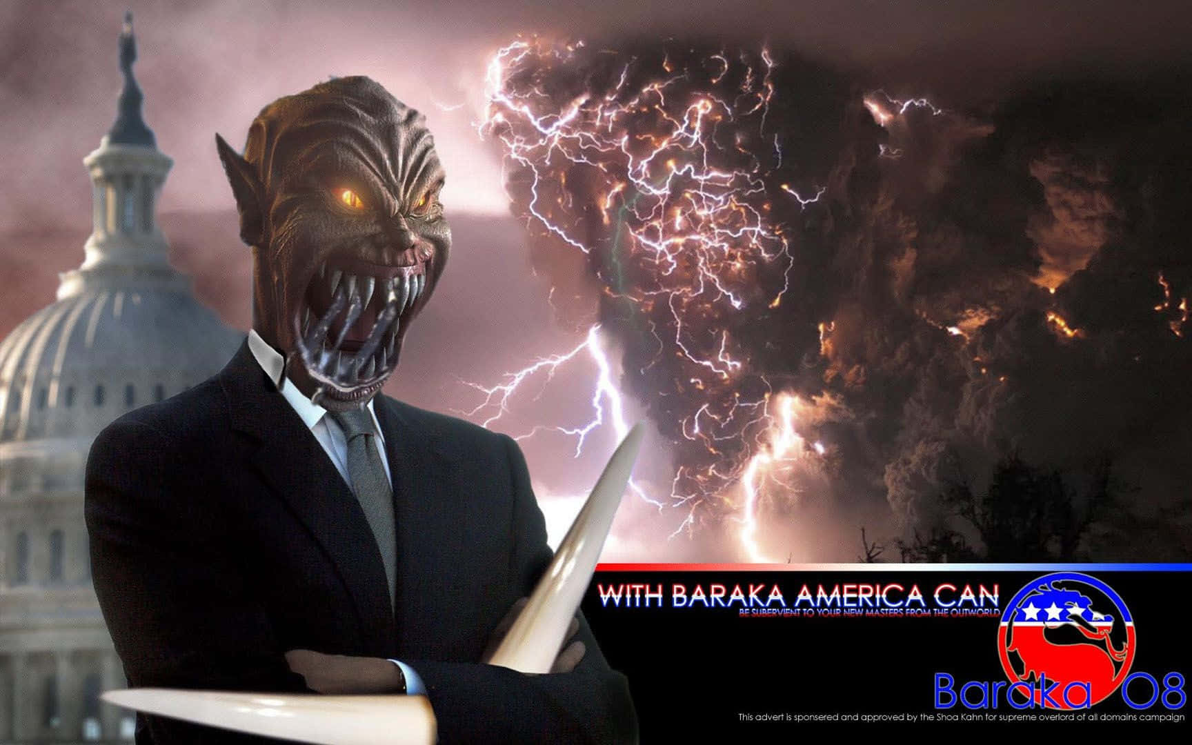 Mortal Kombat, Baraka, stormy sky, HD Desktop Wallpaper