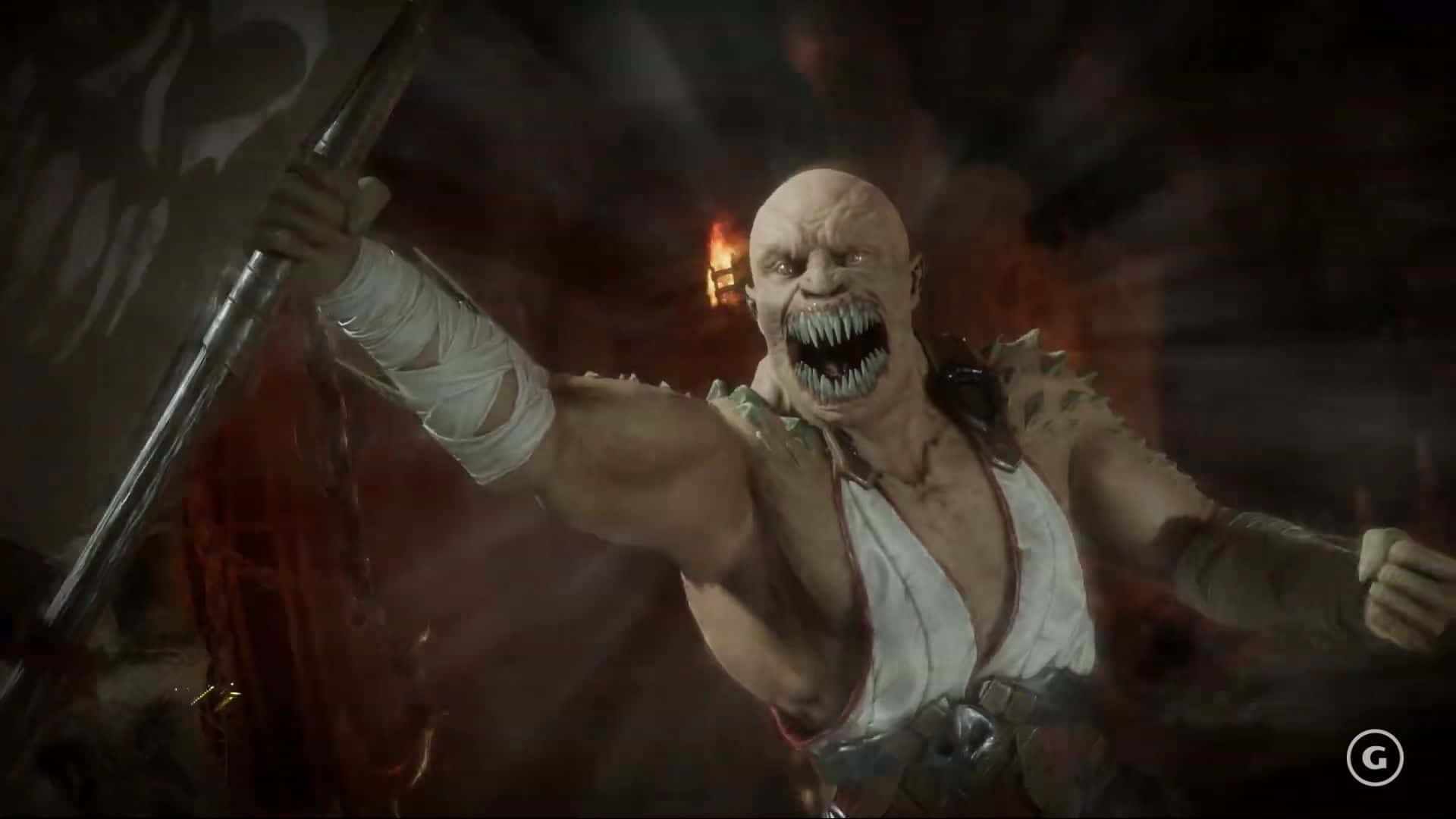 Mortal Kombat, Baraka, spiked staff, Full HD Desktop Wallpaper