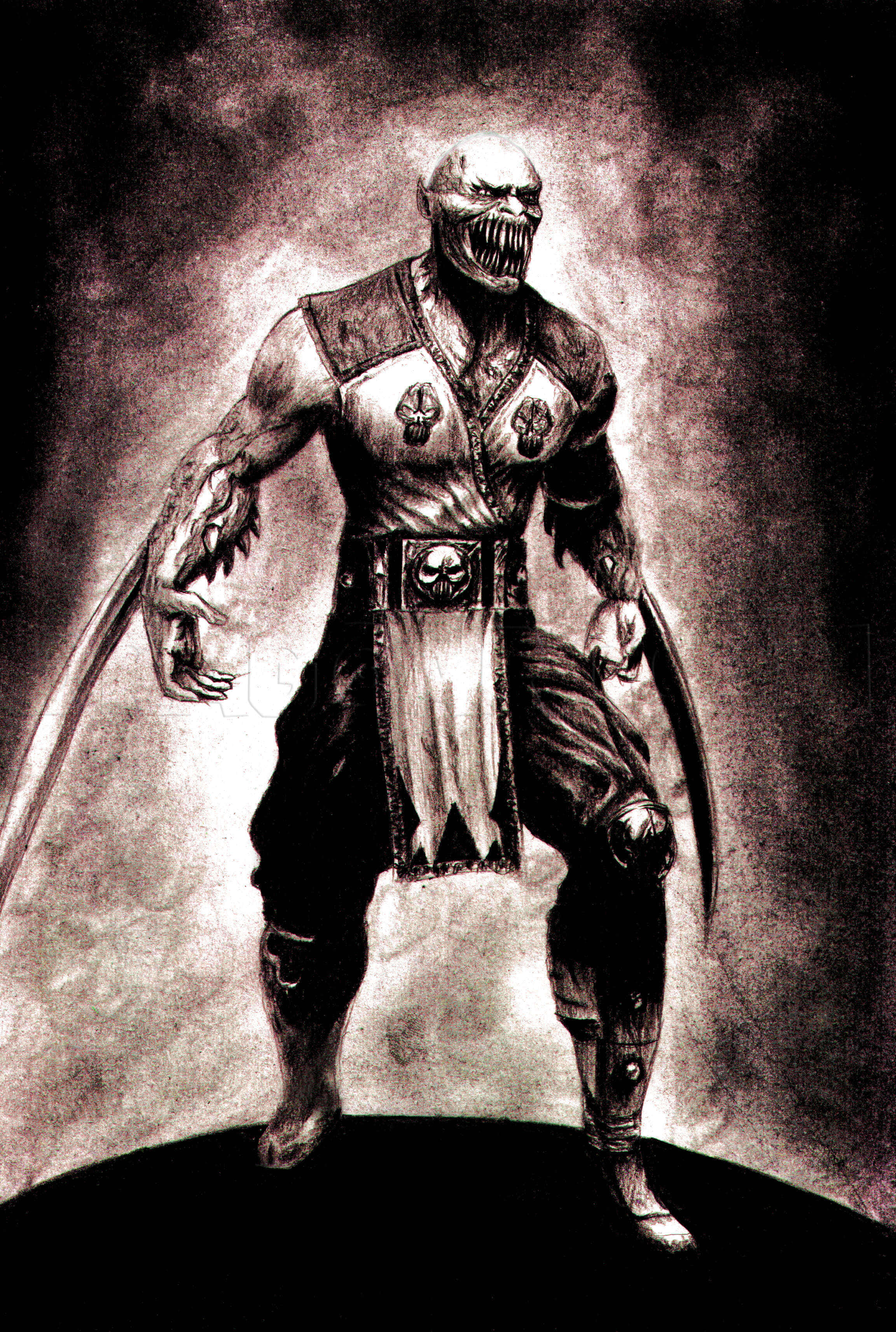 Mortal Kombat, Baraka, skeletal warrior, 2K Phone Wallpaper