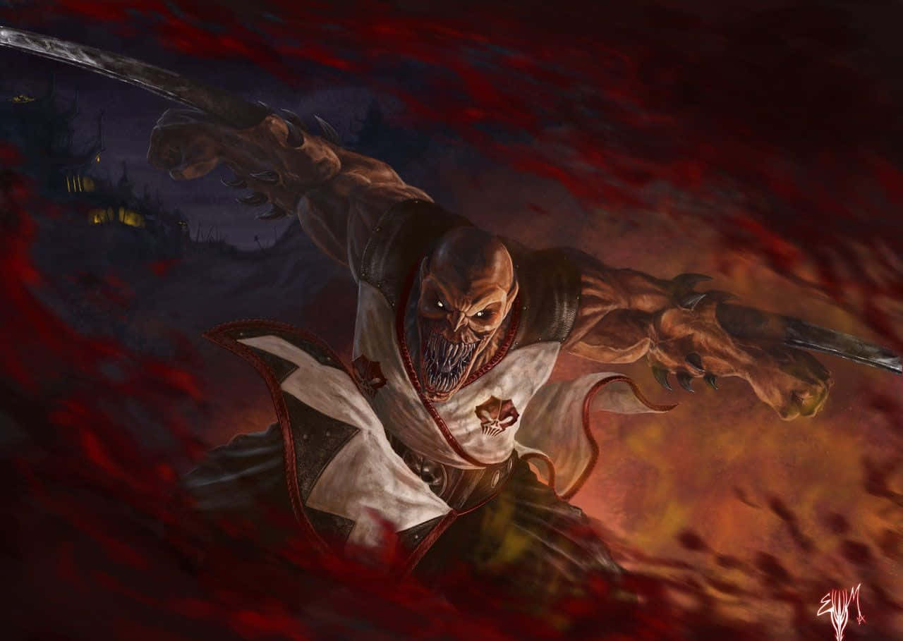 Mortal Kombat, Baraka, glowing eyes, HD Desktop Wallpaper