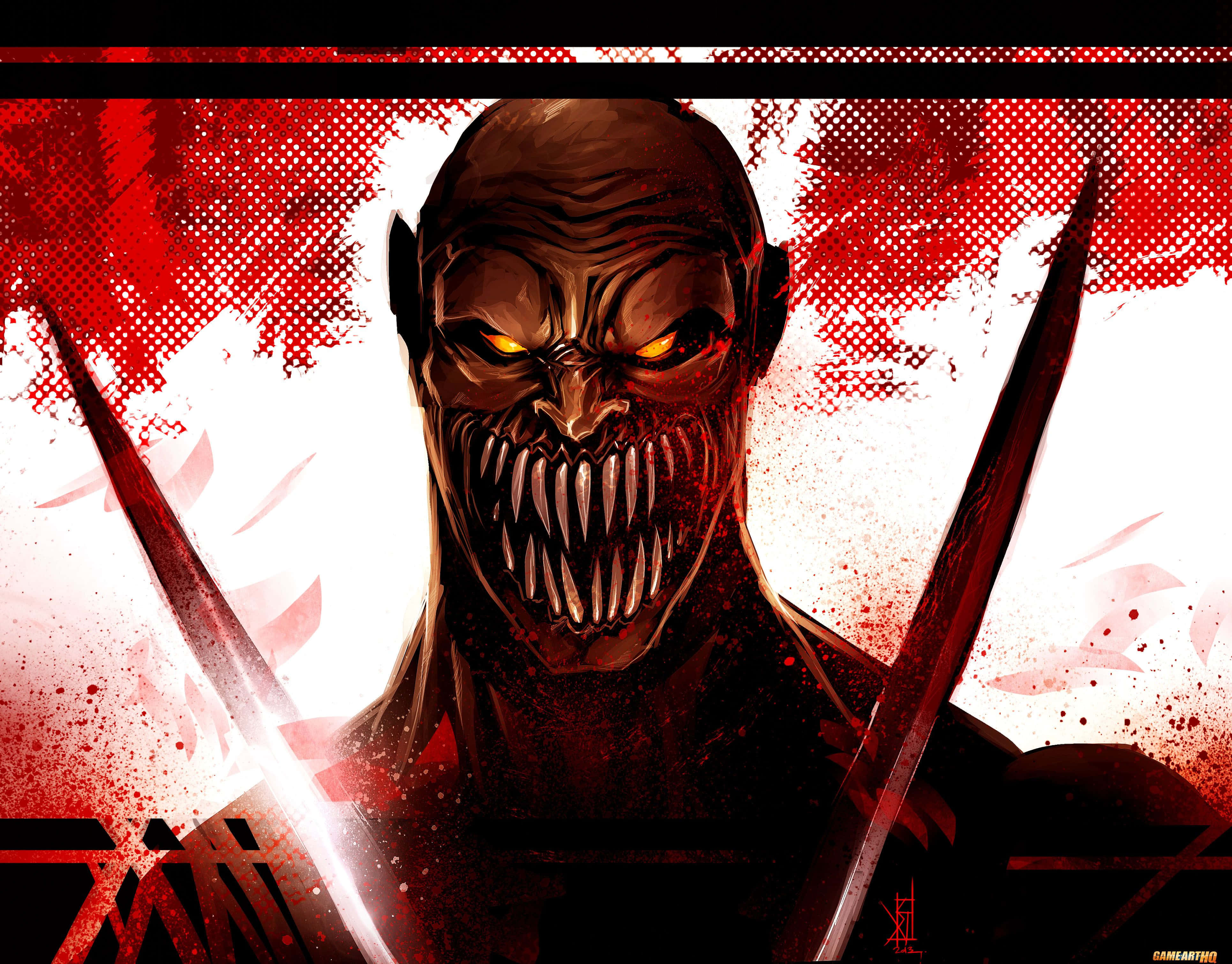 Mortal Kombat, Baraka, glowing yellow eyes, 4K Desktop Wallpaper