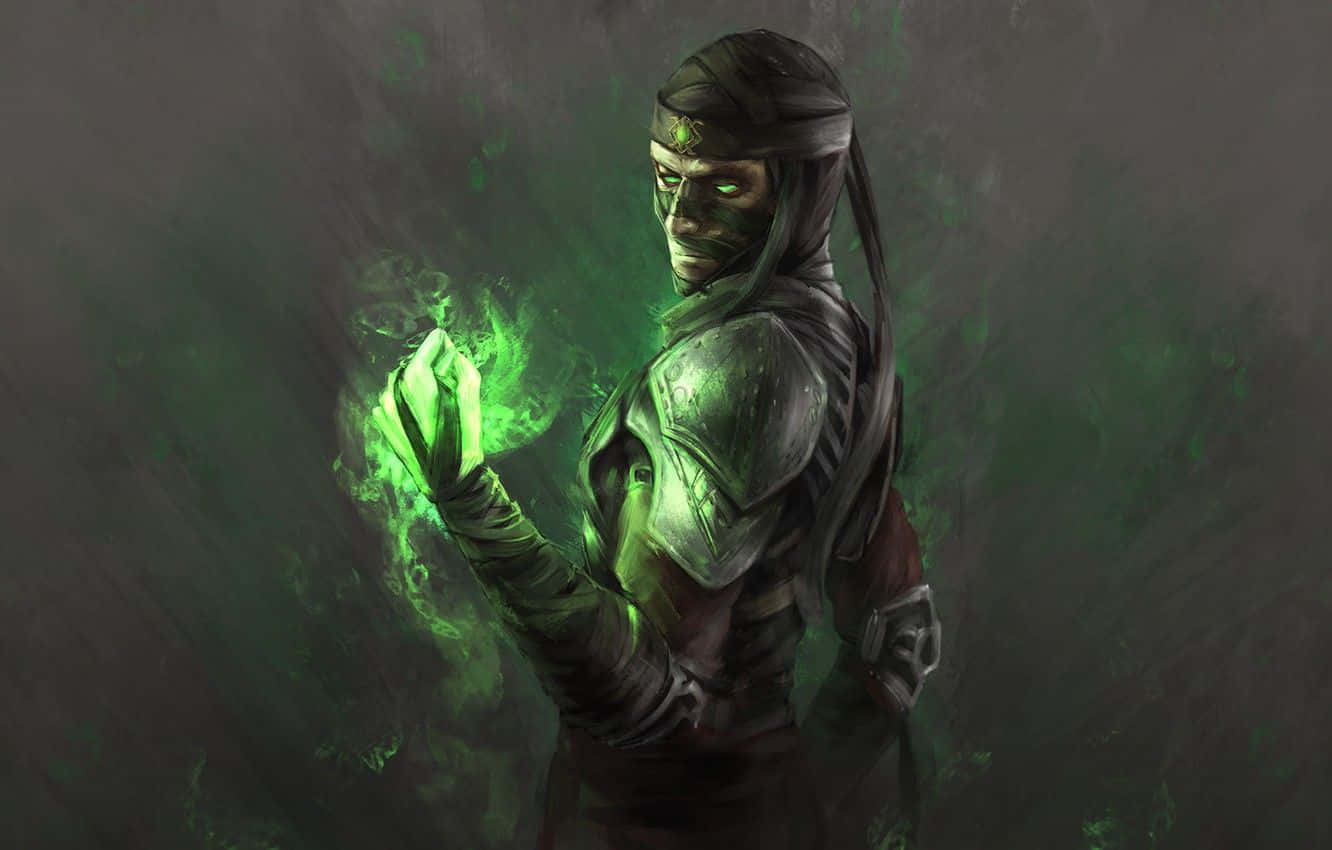 Mortal Kombat, Ermac, dark armor, HD Desktop Wallpaper