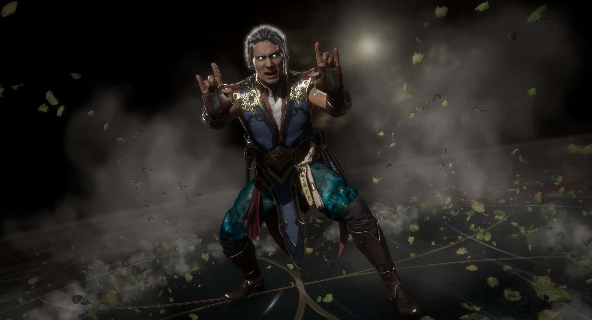 Mortal Kombat Fujin, Fujin, blue and gold armor, Full HD Desktop Wallpaper