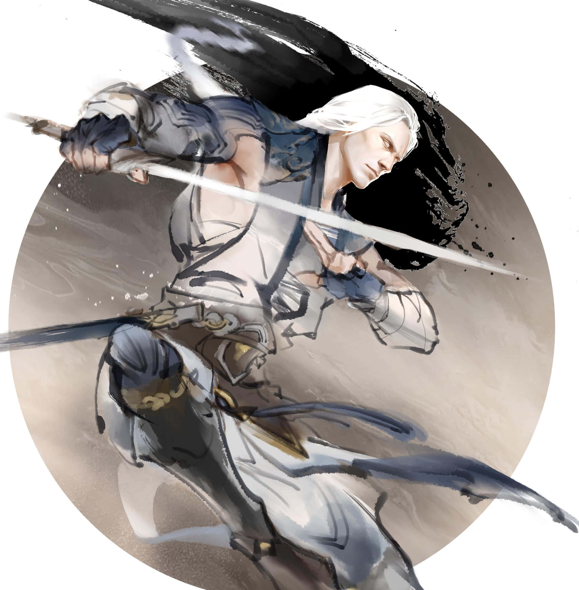 Mortal Kombat, Fujin, white-haired warrior, Full HD Phone Wallpaper
