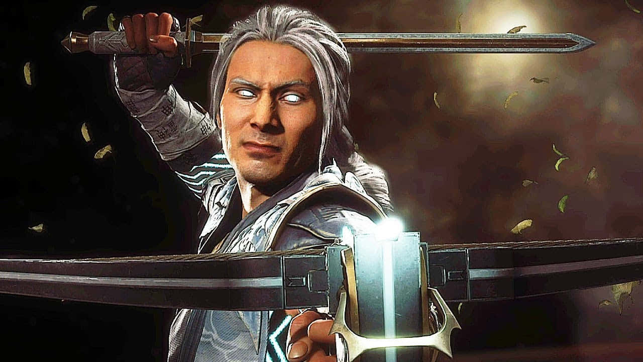 Mortal Kombat Fujin, Fujin, silver hair, HD Desktop Wallpaper