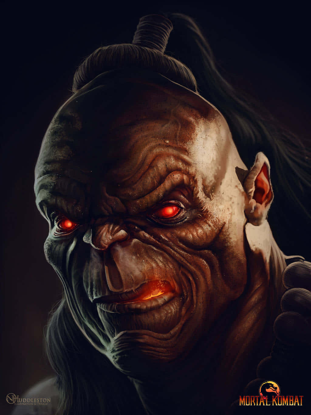 Goro, 8-limbed Shokan warrior, Mortal Kombat, HD Phone Wallpaper