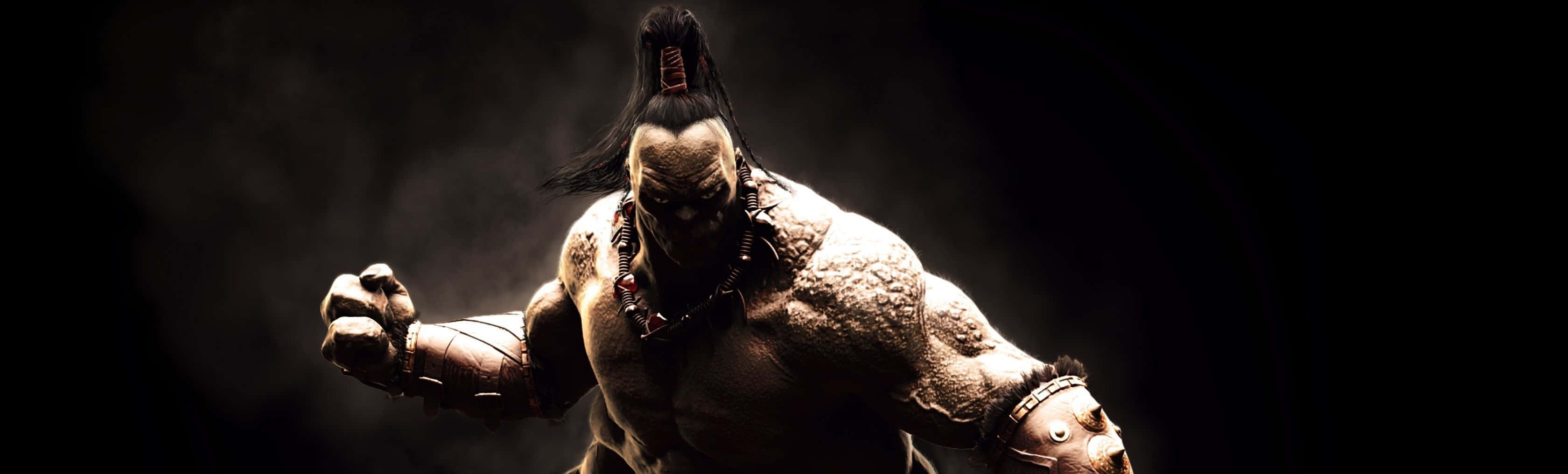 Mortal Kombat, Goro, tribal tattoos, 2K Desktop Wallpaper