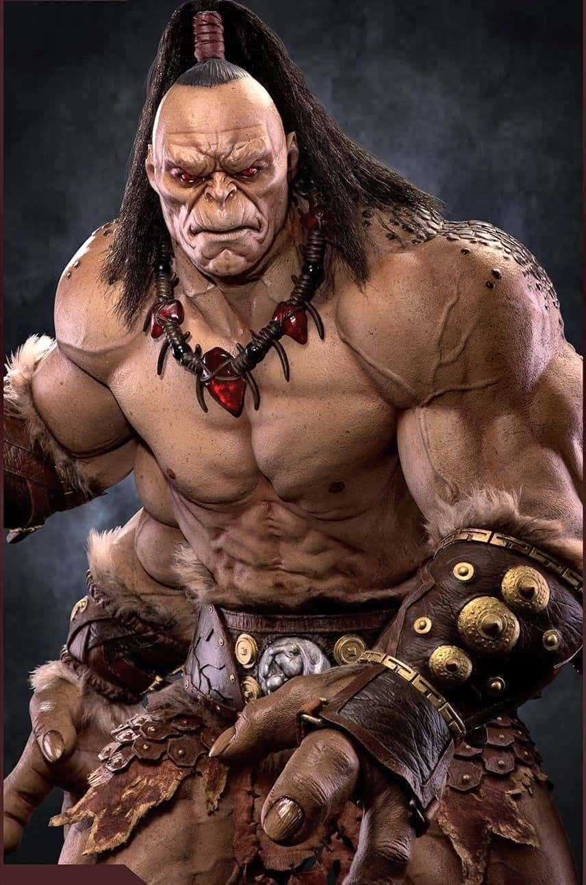 Mortal Kombat, Goro, glowing red eyes, HD Phone Wallpaper