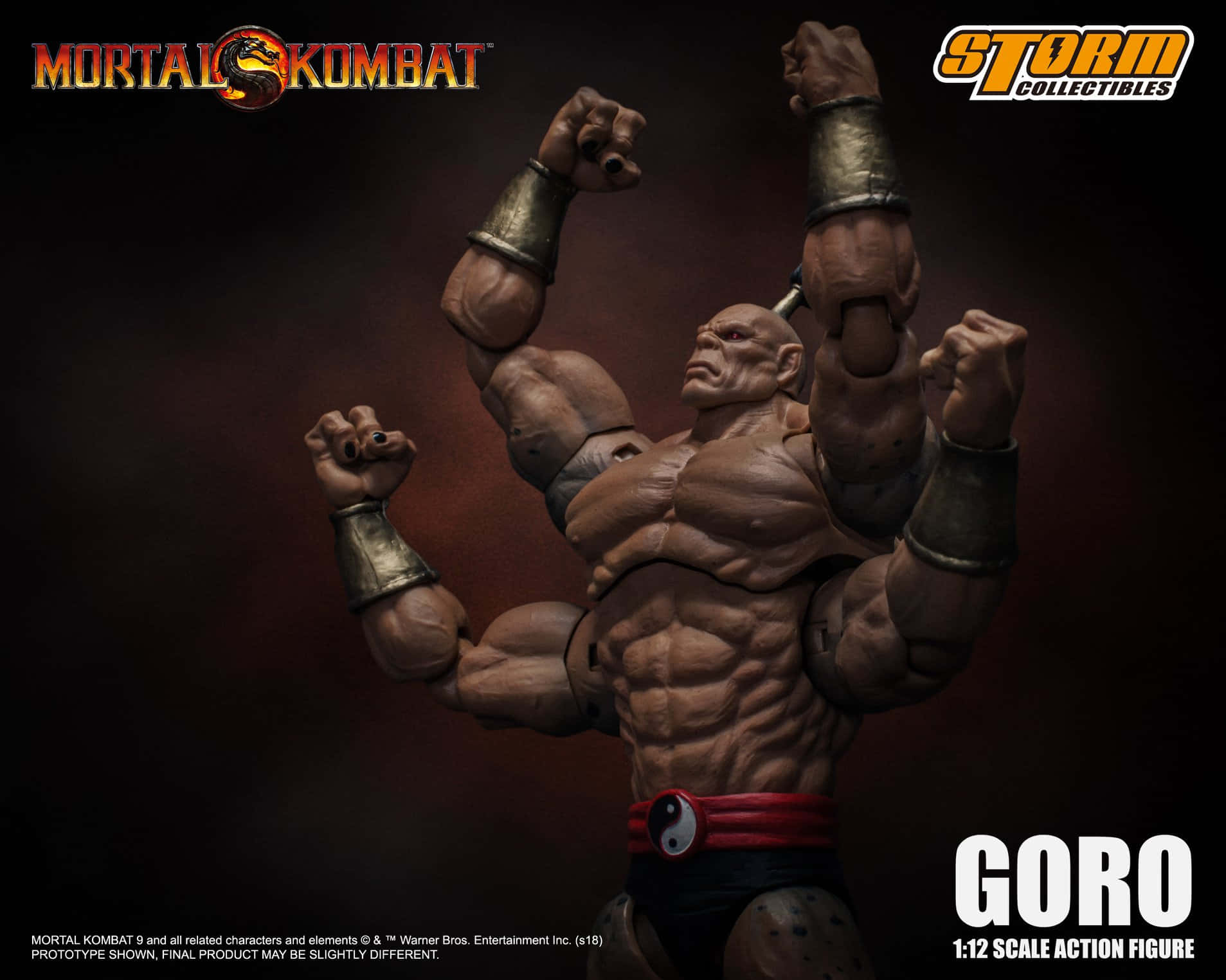 Goro, Mortal Kombat, four arms, HD Desktop Wallpaper