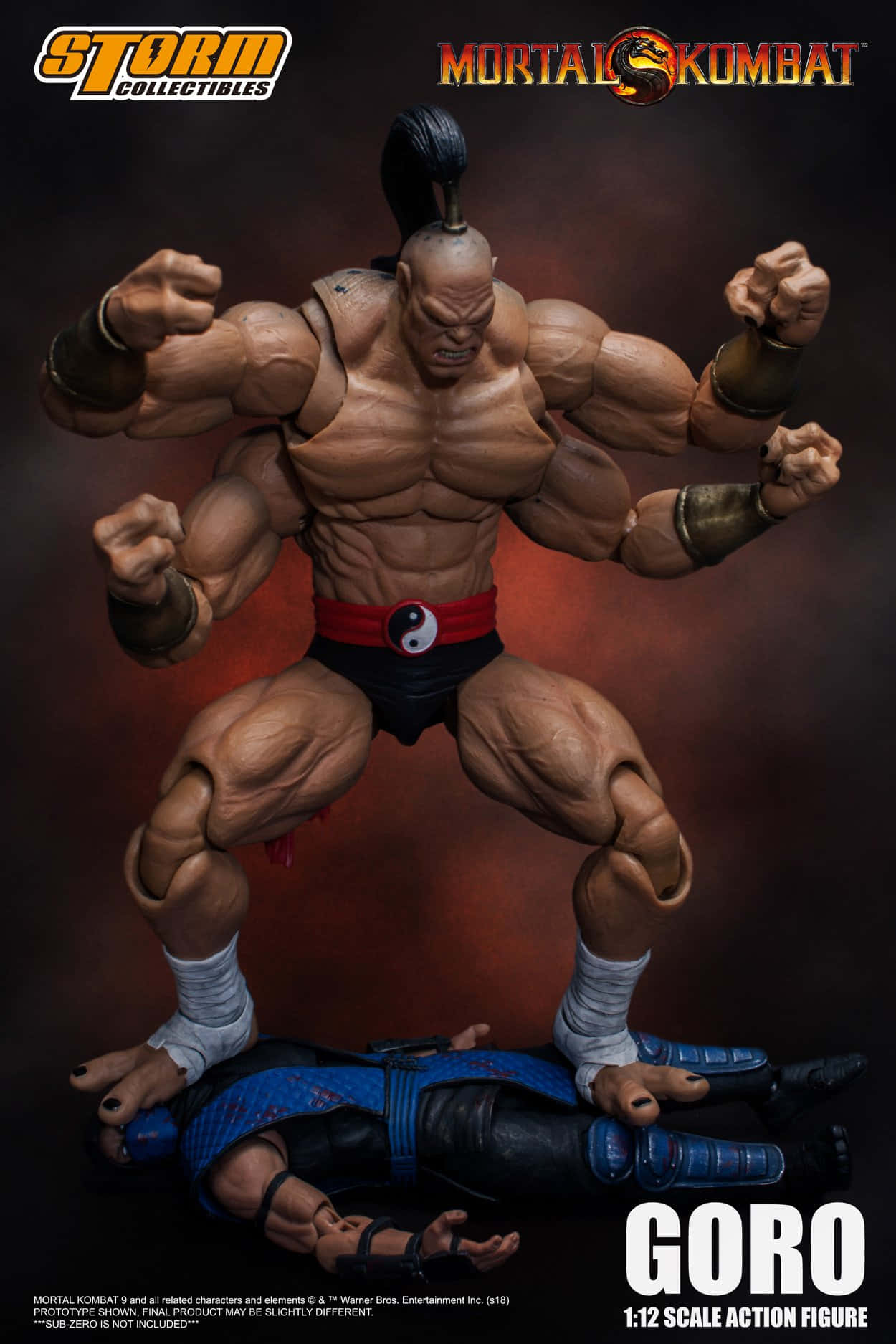 Goro, Mortal Kombat, action figure, HD Phone Wallpaper