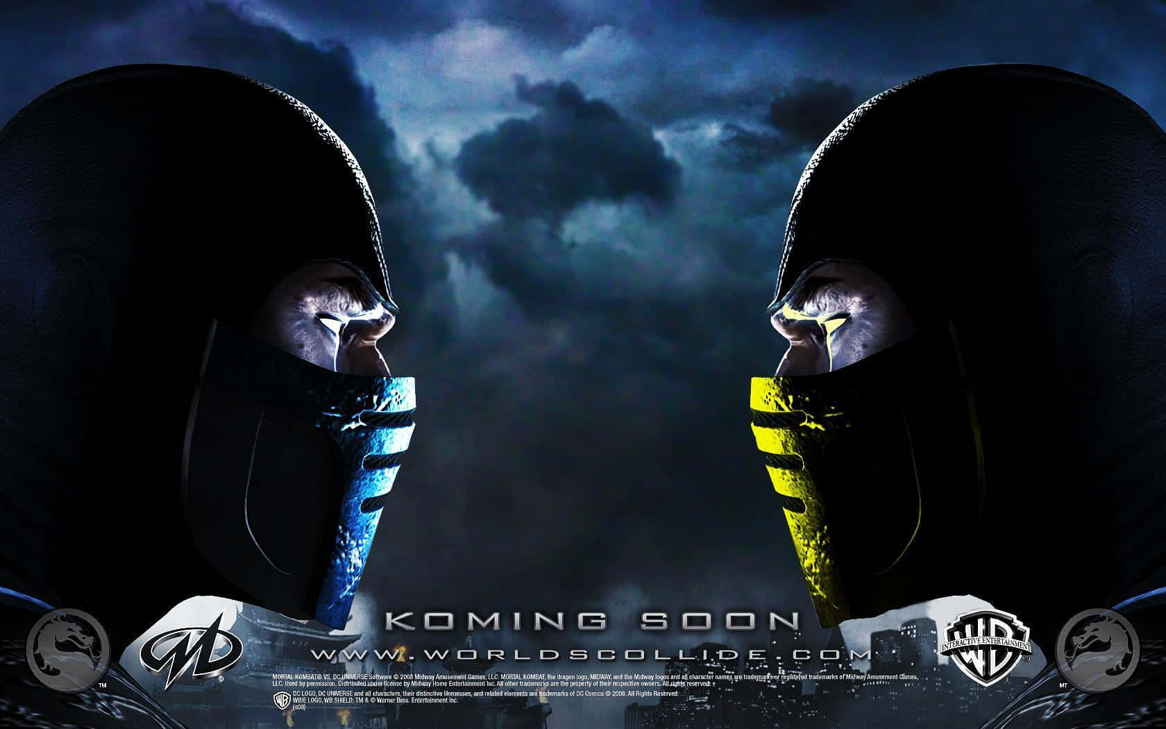 Mortal Kombat 2021, Goro, stormy sky, HD Desktop Wallpaper