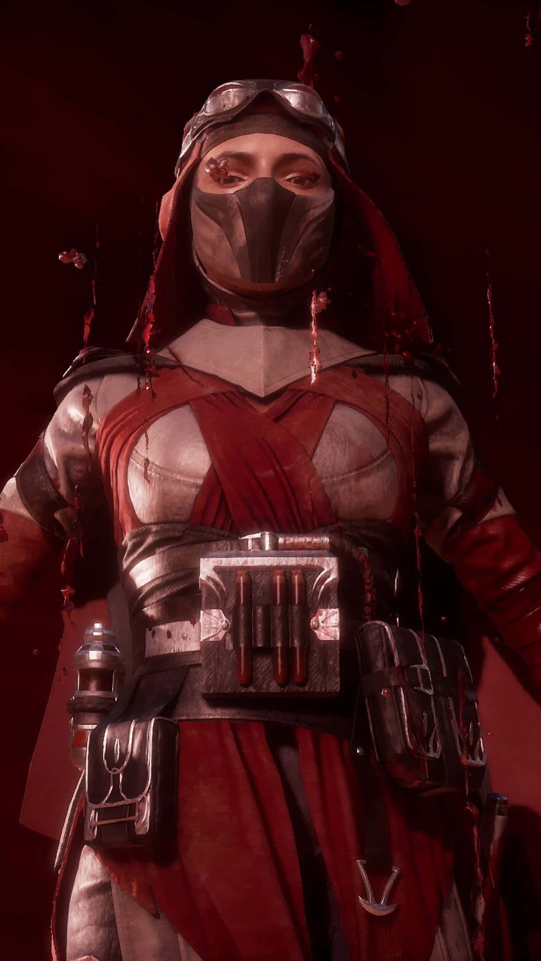 Mortal Kombat, iPhone, red and silver armor, Full HD Phone Wallpaper