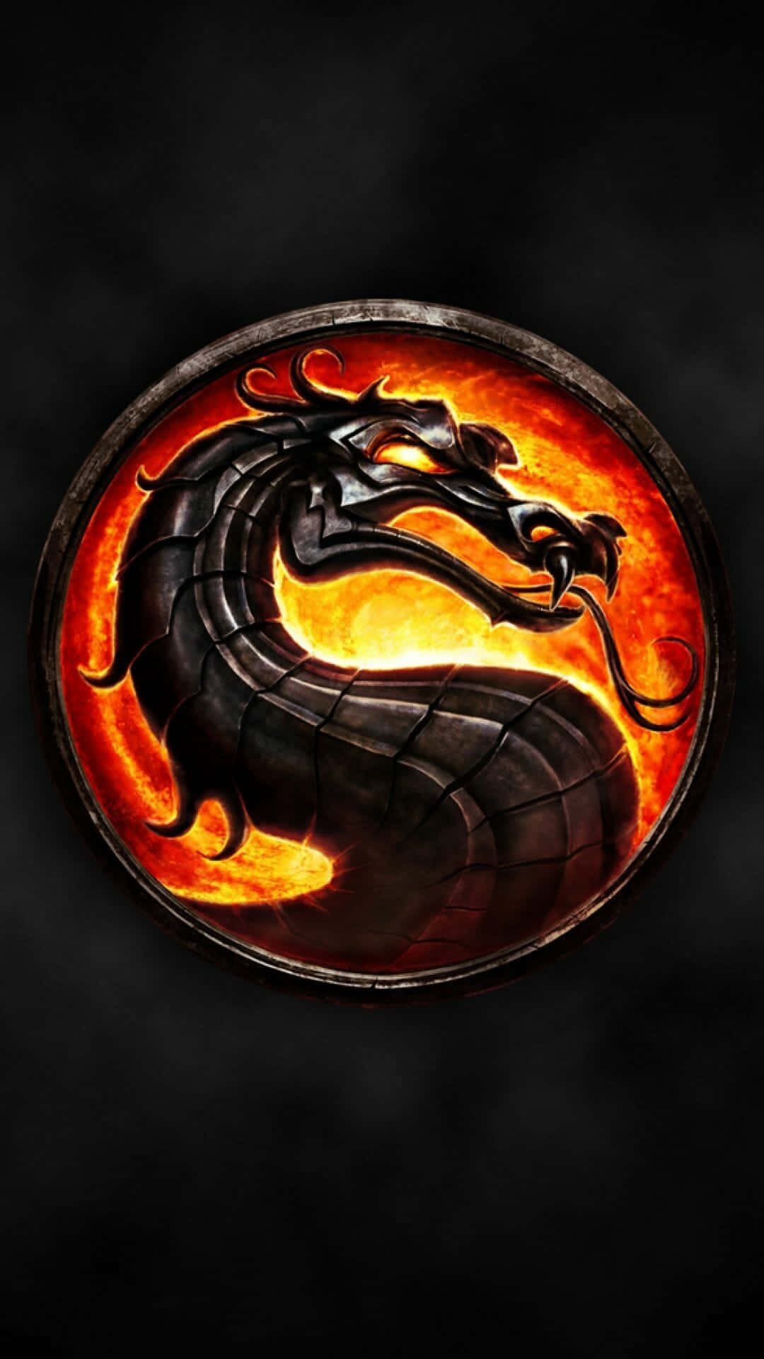 Mortal Kombat, iPhone, black dragon, Full HD Phone Wallpaper