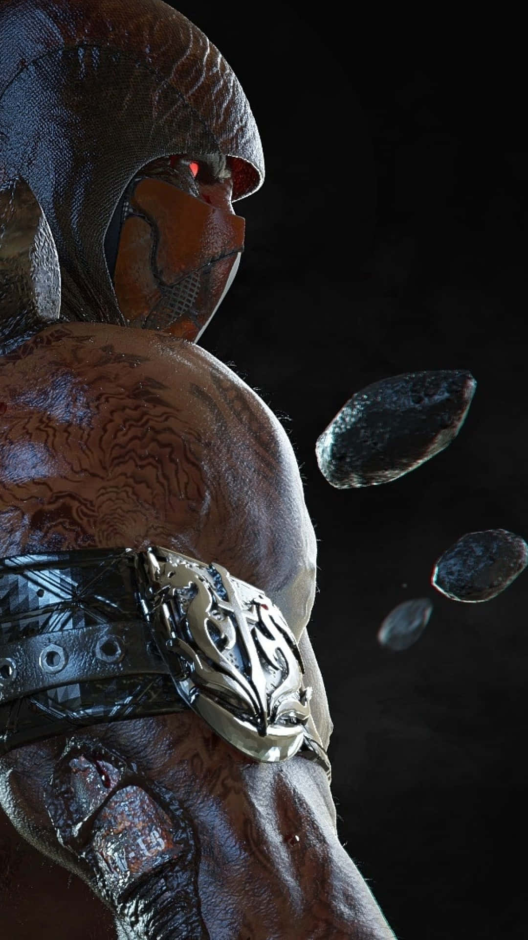 Mortal Kombat, iPhone, muscular armored warrior, Full HD Phone Wallpaper