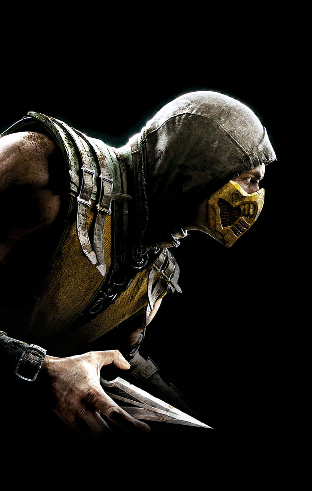 Mortal Kombat, iPhone, masked warrior, HD Phone Wallpaper