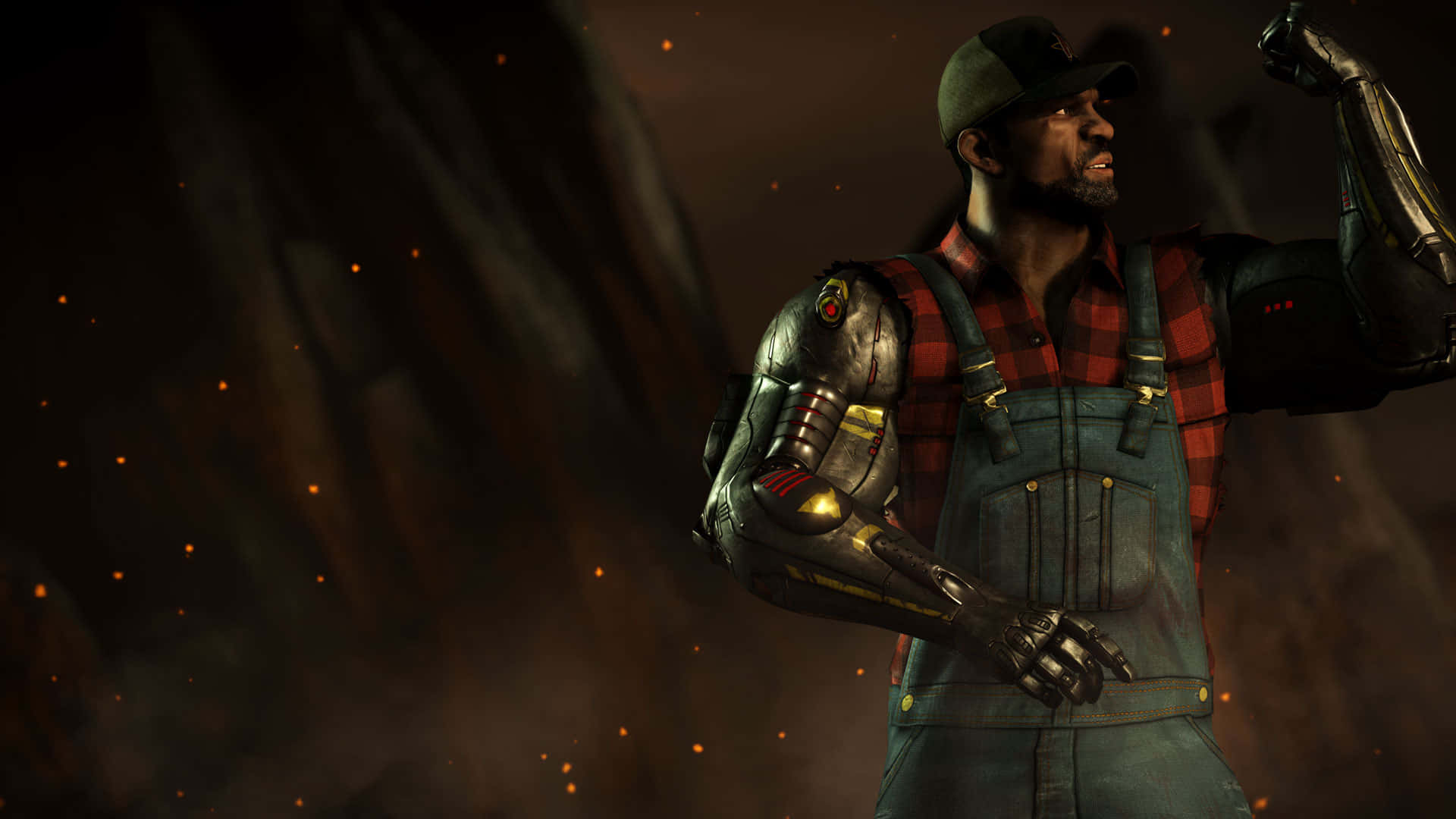 Mortal Kombat, Jax, mechanical arm, Full HD Desktop Wallpaper