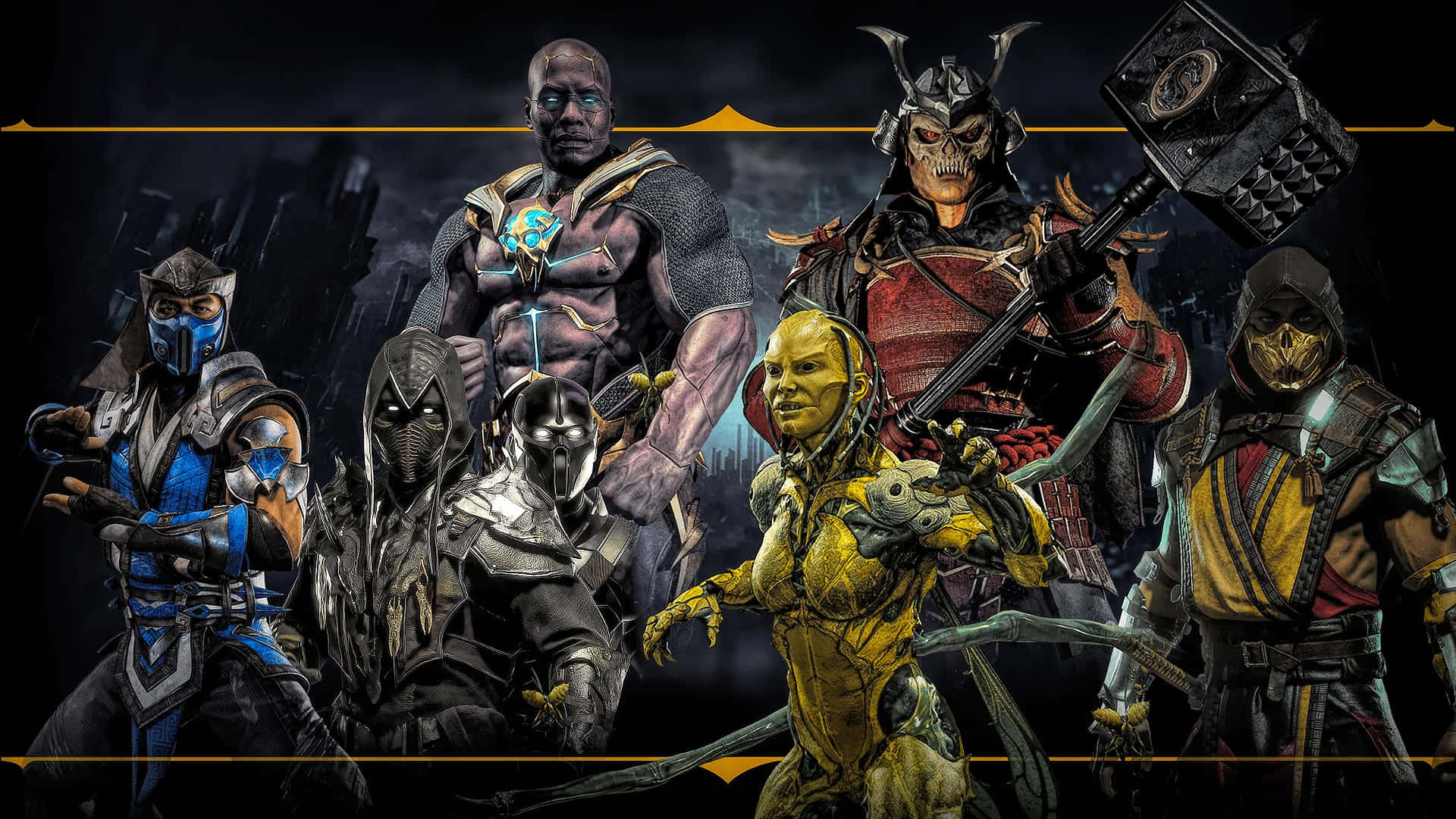 Mortal Kombat, Jax, cybernetically augmented soldier, Full HD Desktop Wallpaper